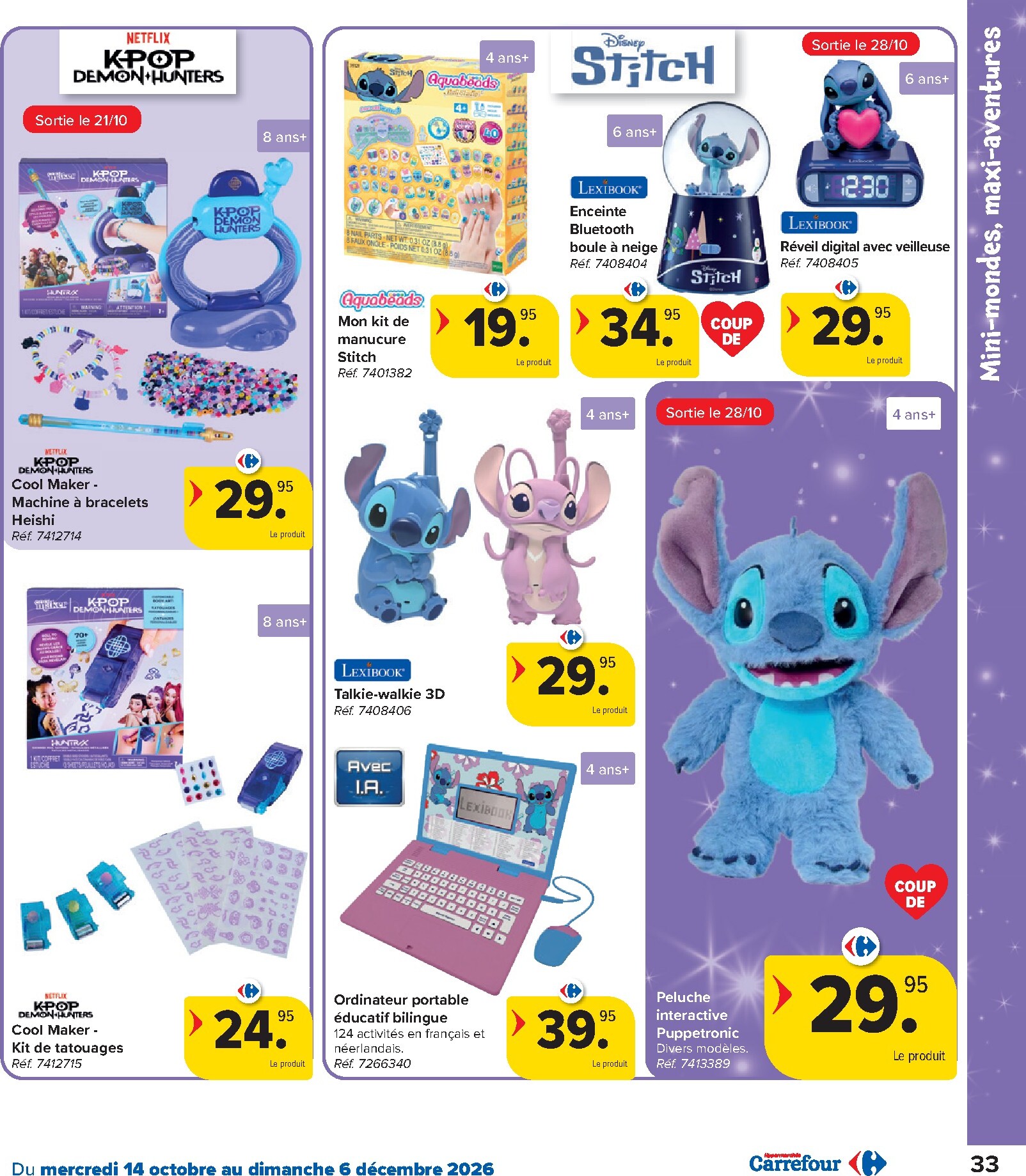 carrefour - Carrefour - Catalogue Jouets folder voor volgende week van woensdag 14/10/2026 tot zondag 06/12/2026 - page: 33