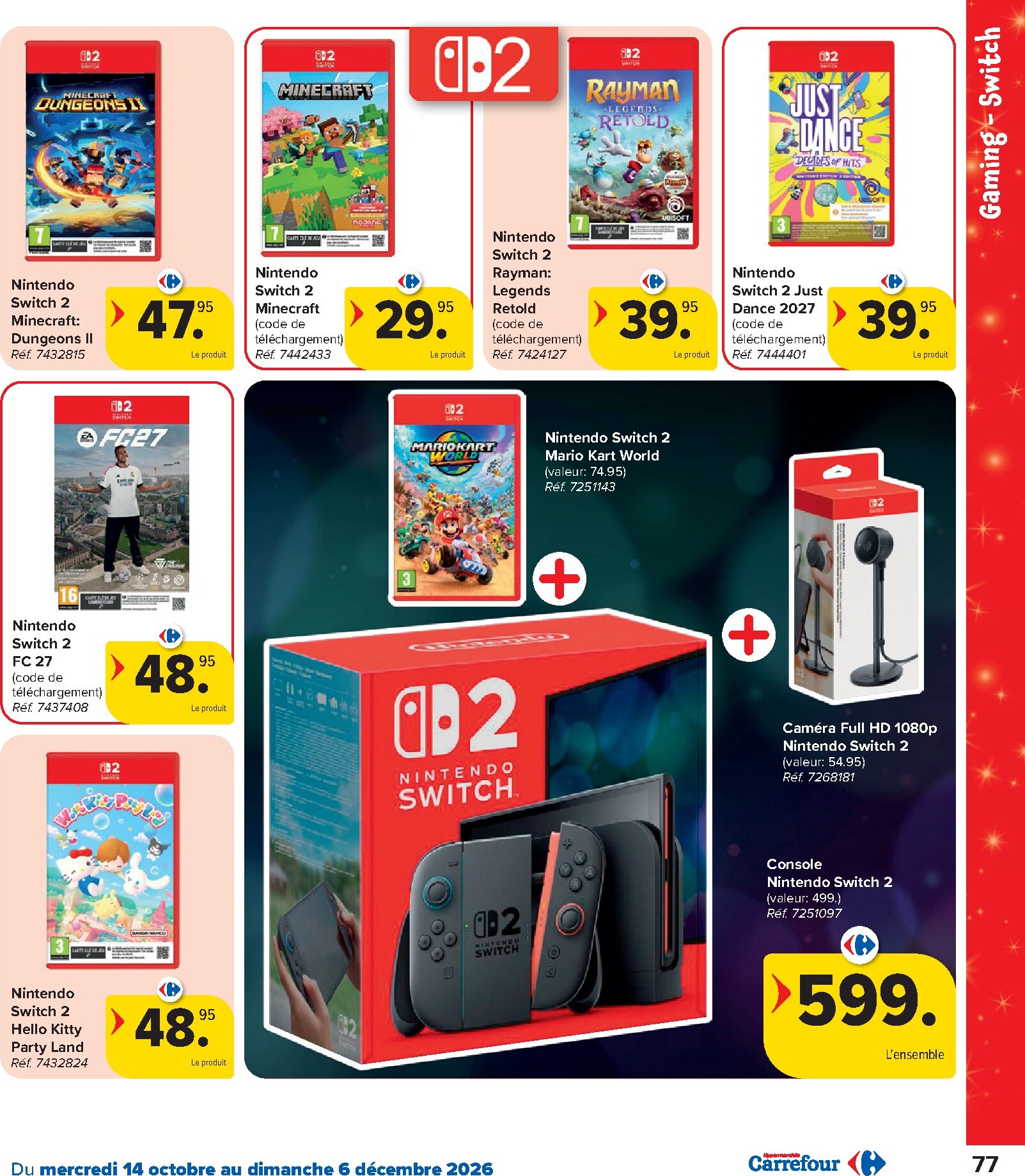 carrefour - Carrefour - Catalogue Jouets folder voor volgende week van woensdag 14/10/2026 tot zondag 06/12/2026 - page: 77