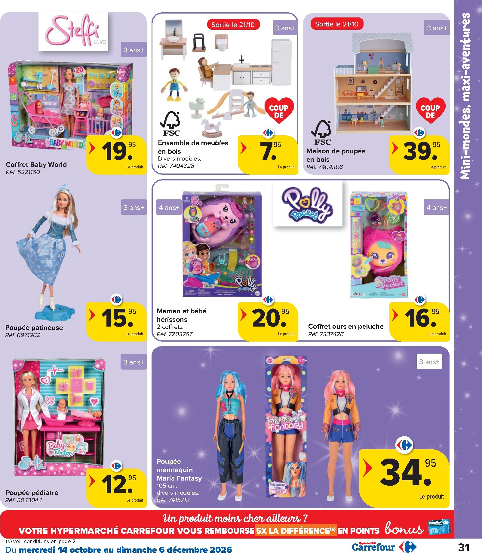 carrefour - Carrefour - Catalogue Jouets folder voor volgende week van woensdag 14/10/2026 tot zondag 06/12/2026 - page: 31