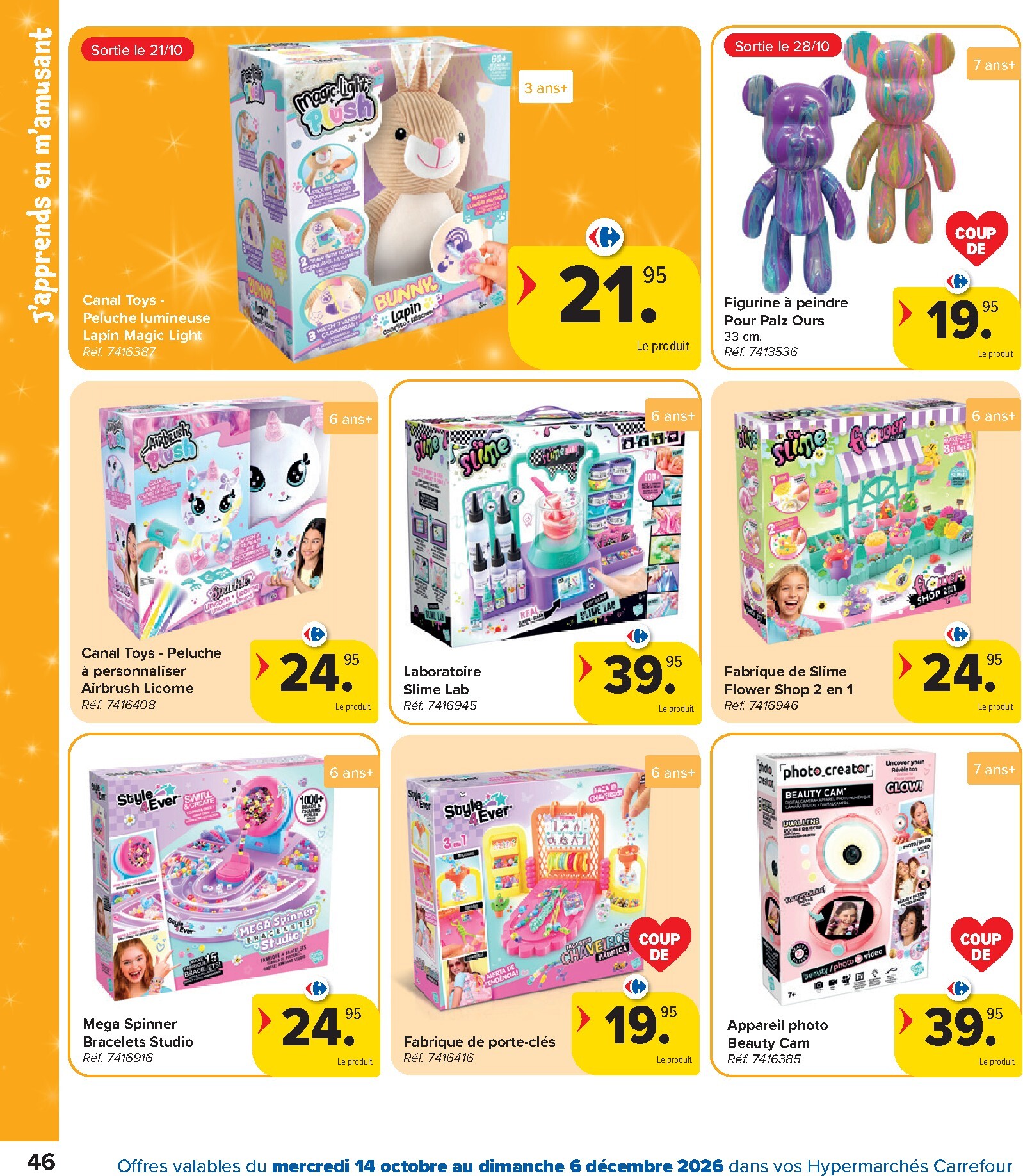 carrefour - Carrefour - Catalogue Jouets folder voor volgende week van woensdag 14/10/2026 tot zondag 06/12/2026 - page: 46
