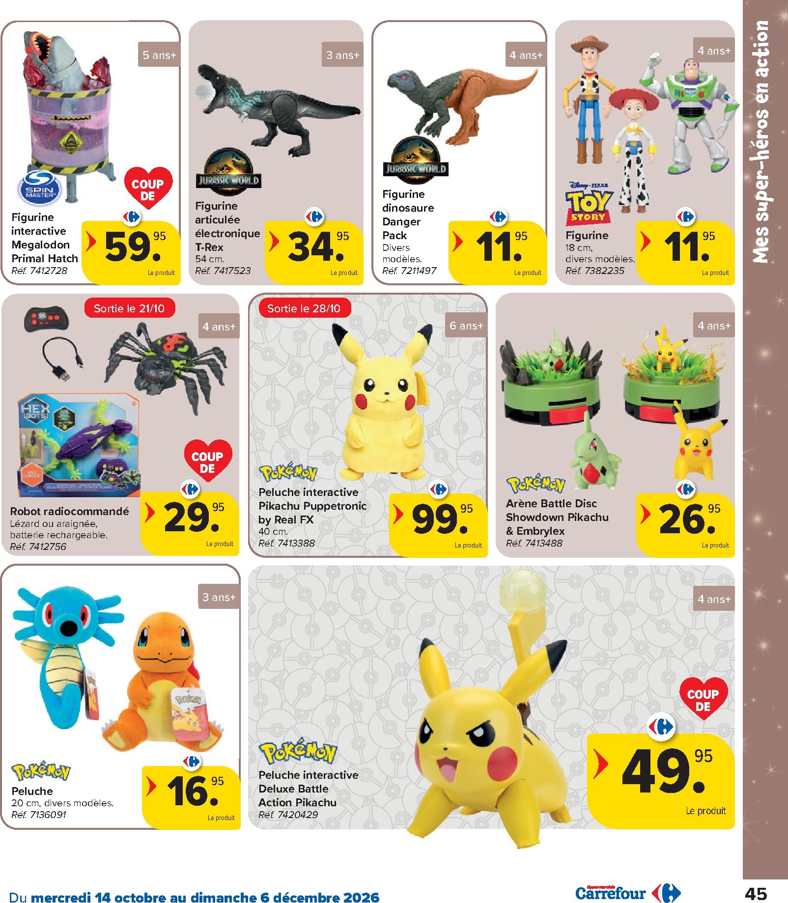 carrefour - Carrefour - Catalogue Jouets folder voor volgende week van woensdag 14/10/2026 tot zondag 06/12/2026 - page: 45