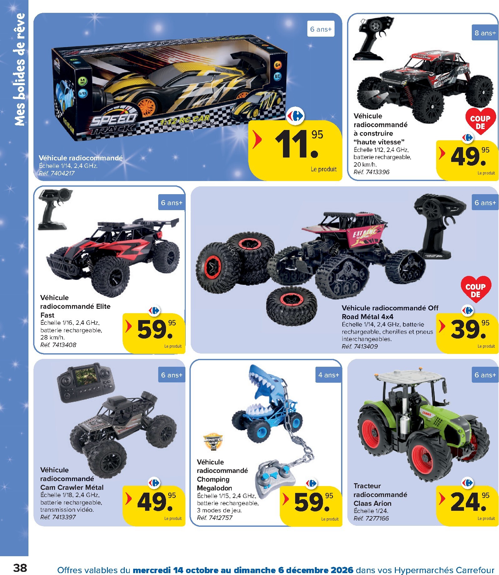 carrefour - Carrefour - Catalogue Jouets folder voor volgende week van woensdag 14/10/2026 tot zondag 06/12/2026 - page: 38