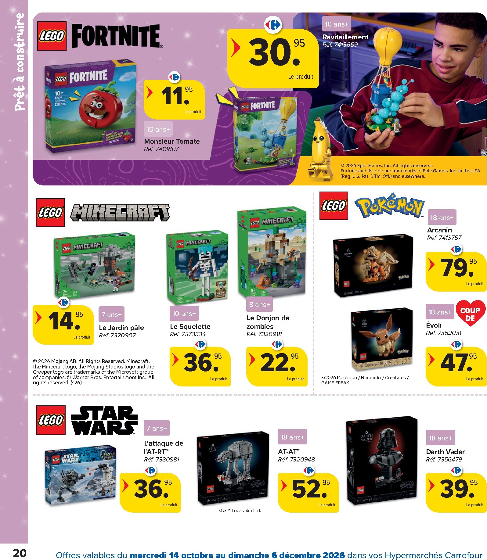 carrefour - Carrefour - Catalogue Jouets folder voor volgende week van woensdag 14/10/2026 tot zondag 06/12/2026 - page: 20