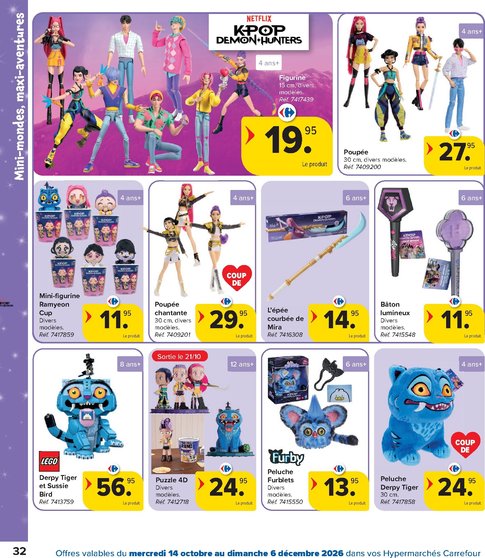 carrefour - Carrefour - Catalogue Jouets folder voor volgende week van woensdag 14/10/2026 tot zondag 06/12/2026 - page: 32