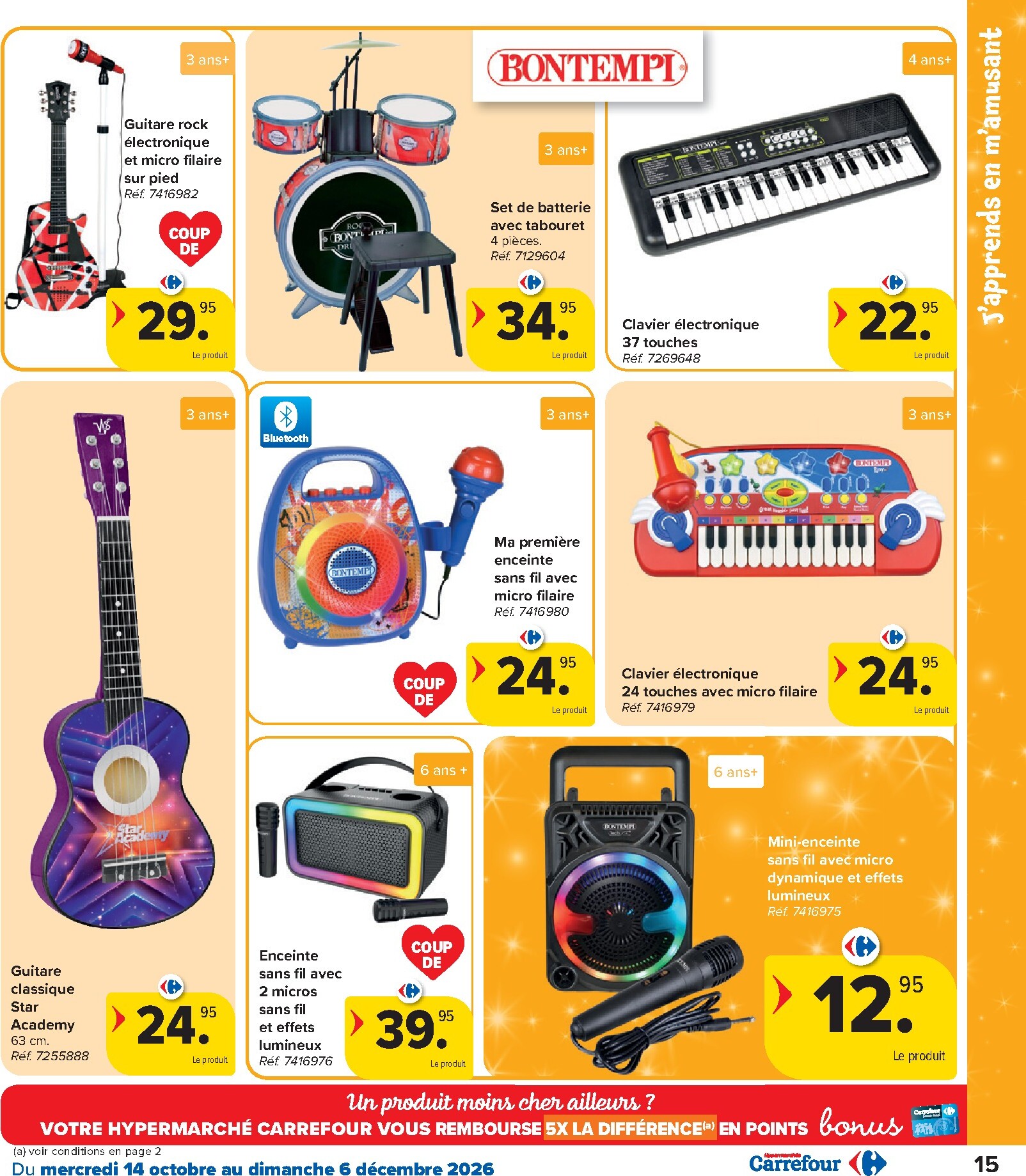 carrefour - Carrefour - Catalogue Jouets folder voor volgende week van woensdag 14/10/2026 tot zondag 06/12/2026 - page: 15