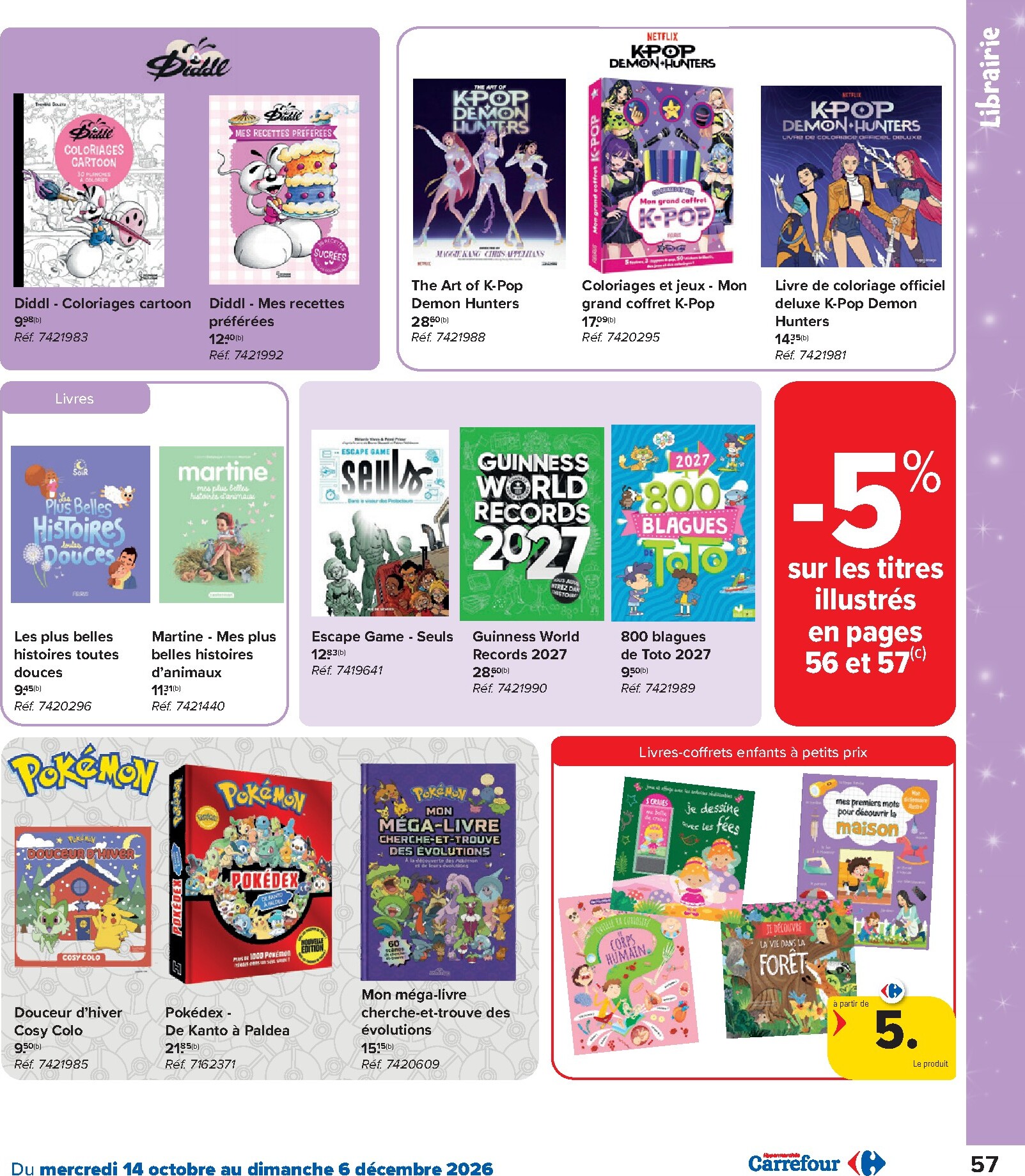 carrefour - Carrefour - Catalogue Jouets folder voor volgende week van woensdag 14/10/2026 tot zondag 06/12/2026 - page: 57