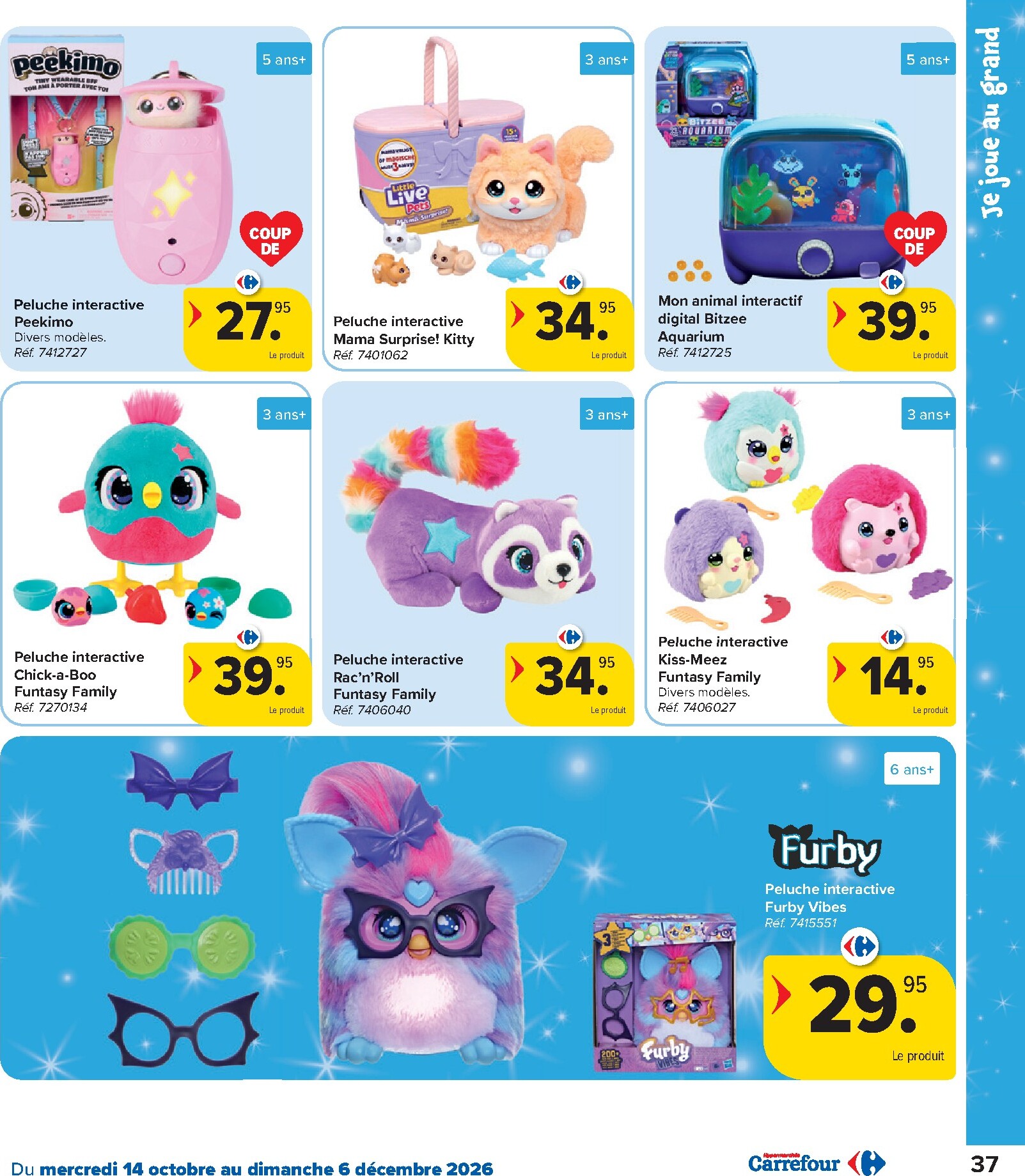 carrefour - Carrefour - Catalogue Jouets folder voor volgende week van woensdag 14/10/2026 tot zondag 06/12/2026 - page: 37