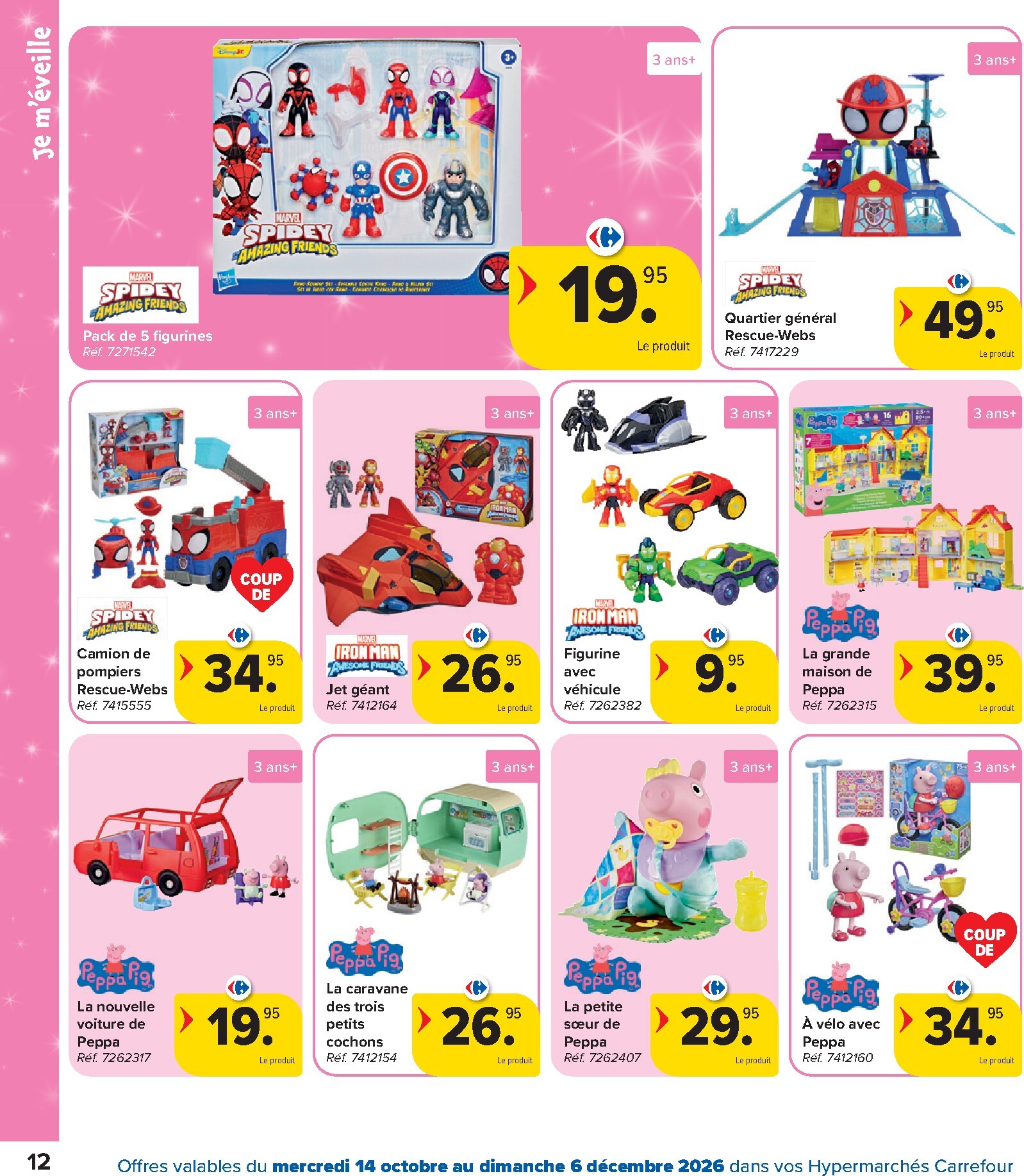 carrefour - Carrefour - Catalogue Jouets folder voor volgende week van woensdag 14/10/2026 tot zondag 06/12/2026 - page: 12