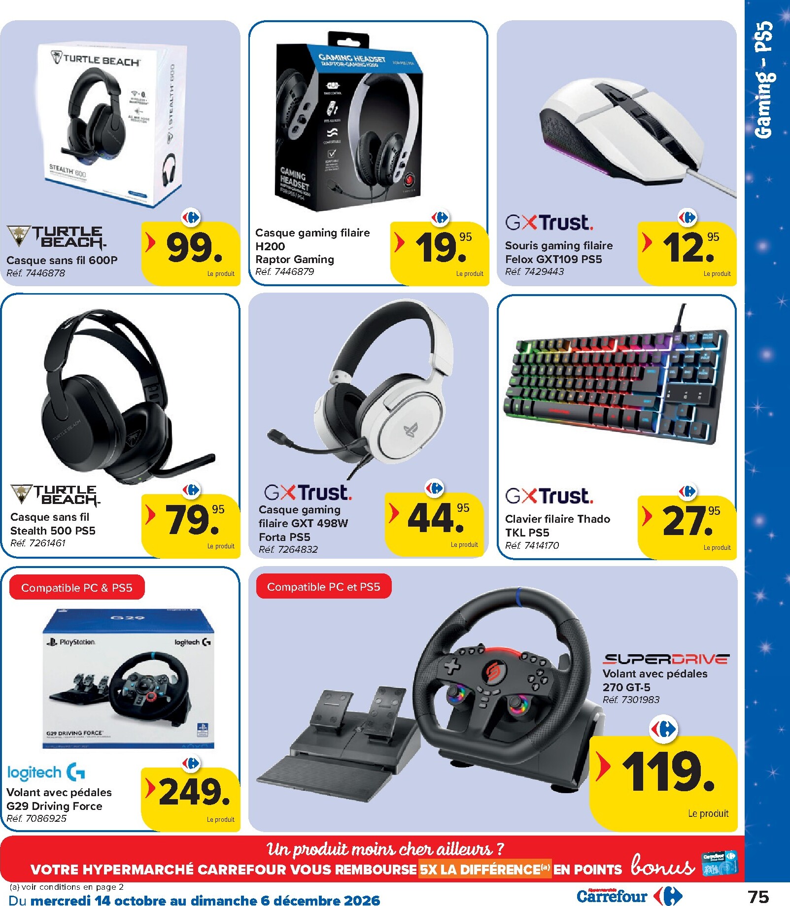carrefour - Carrefour - Catalogue Jouets folder voor volgende week van woensdag 14/10/2026 tot zondag 06/12/2026 - page: 75