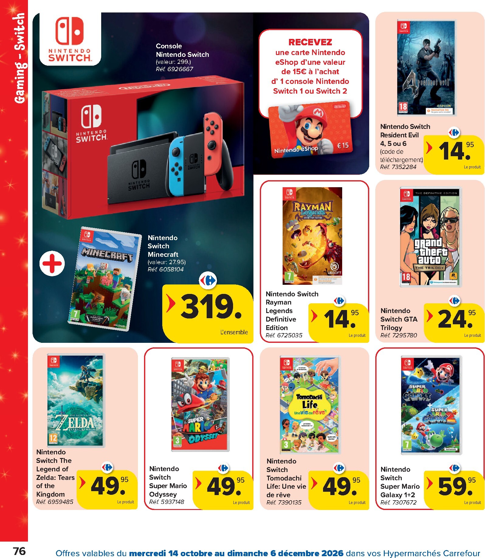 carrefour - Carrefour - Catalogue Jouets folder voor volgende week van woensdag 14/10/2026 tot zondag 06/12/2026 - page: 76