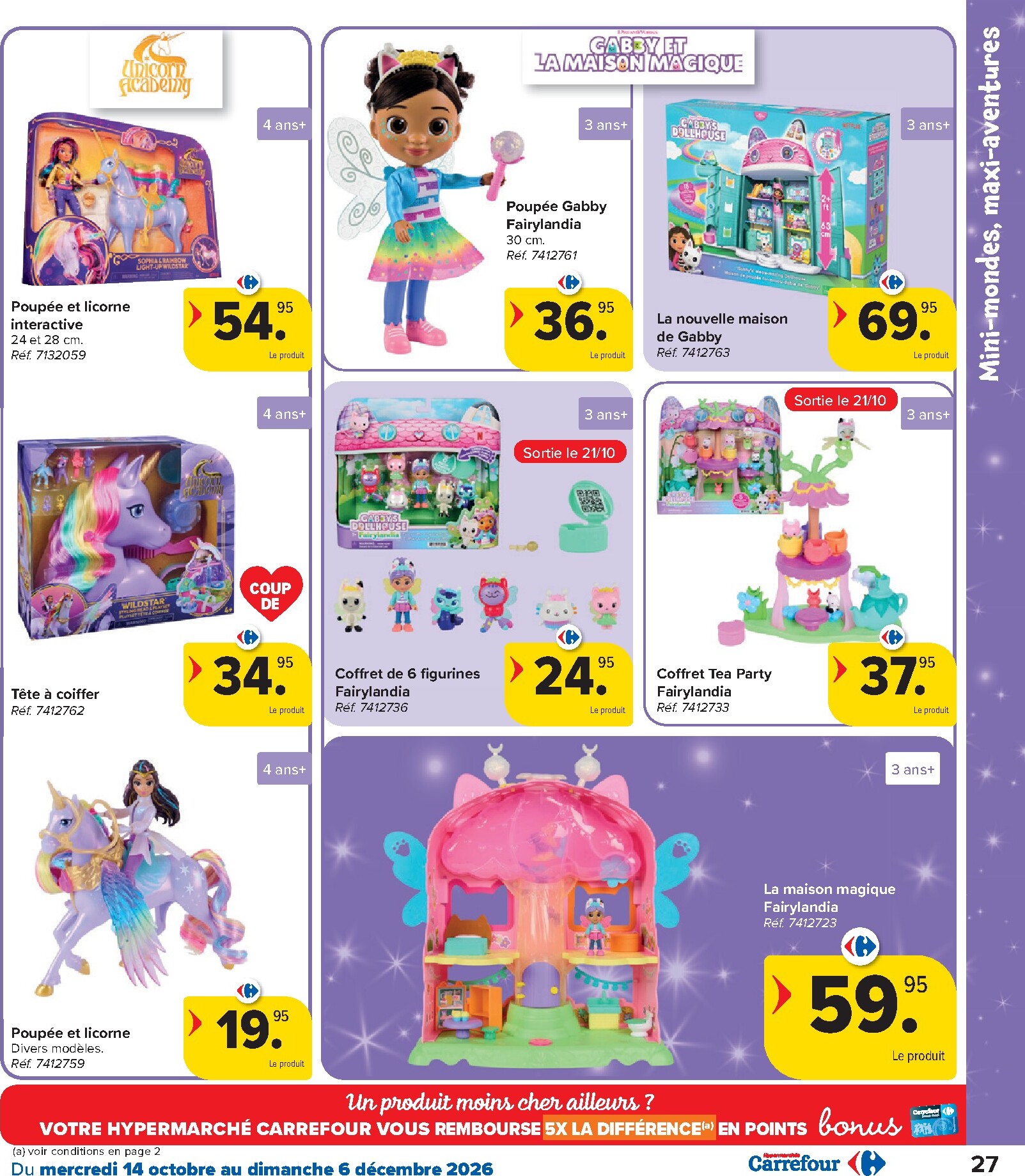 carrefour - Carrefour - Catalogue Jouets folder voor volgende week van woensdag 14/10/2026 tot zondag 06/12/2026 - page: 27
