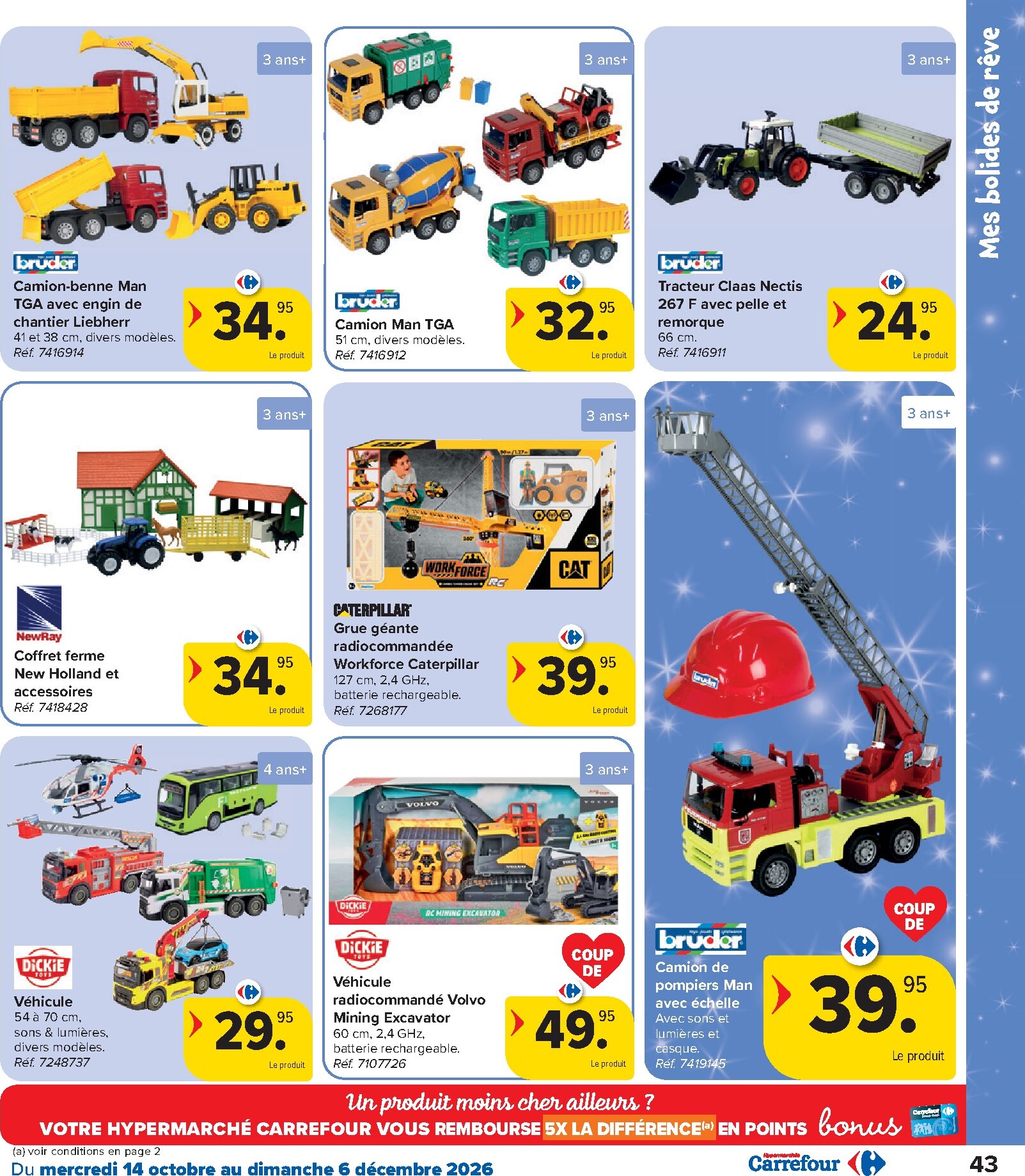 carrefour - Carrefour - Catalogue Jouets folder voor volgende week van woensdag 14/10/2026 tot zondag 06/12/2026 - page: 43