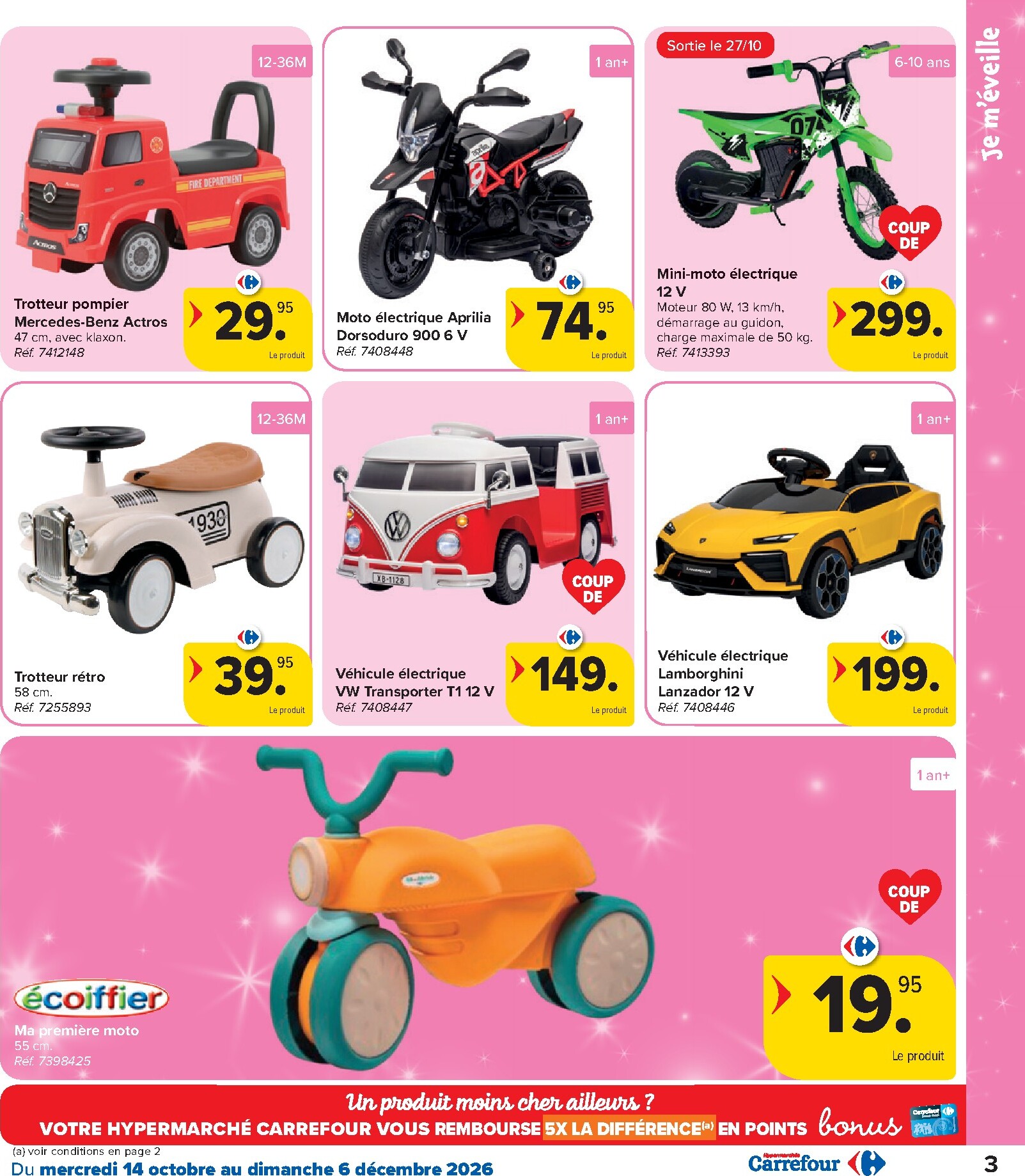 carrefour - Carrefour - Catalogue Jouets folder voor volgende week van woensdag 14/10/2026 tot zondag 06/12/2026 - page: 3