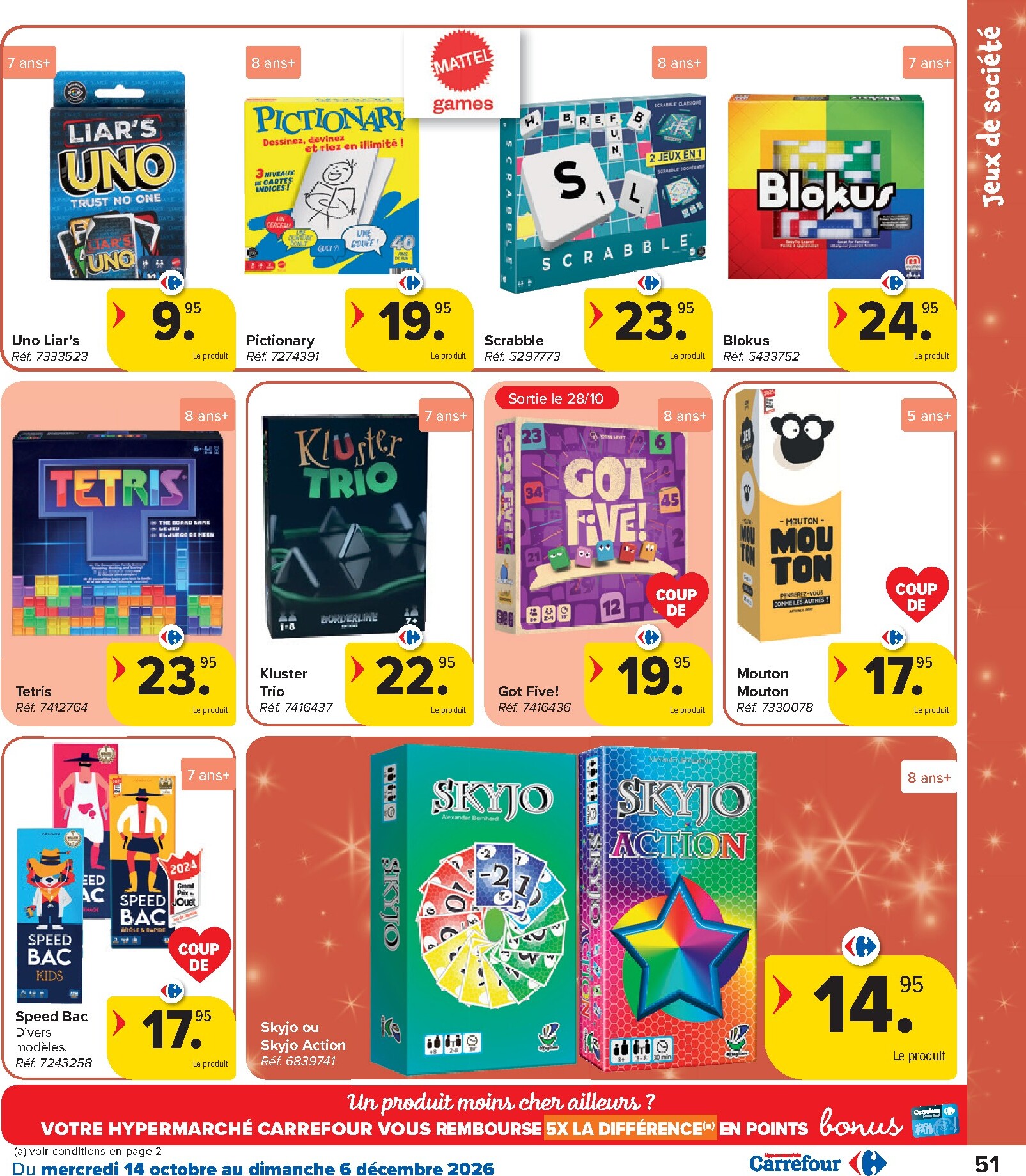 carrefour - Carrefour - Catalogue Jouets folder voor volgende week van woensdag 14/10/2026 tot zondag 06/12/2026 - page: 51