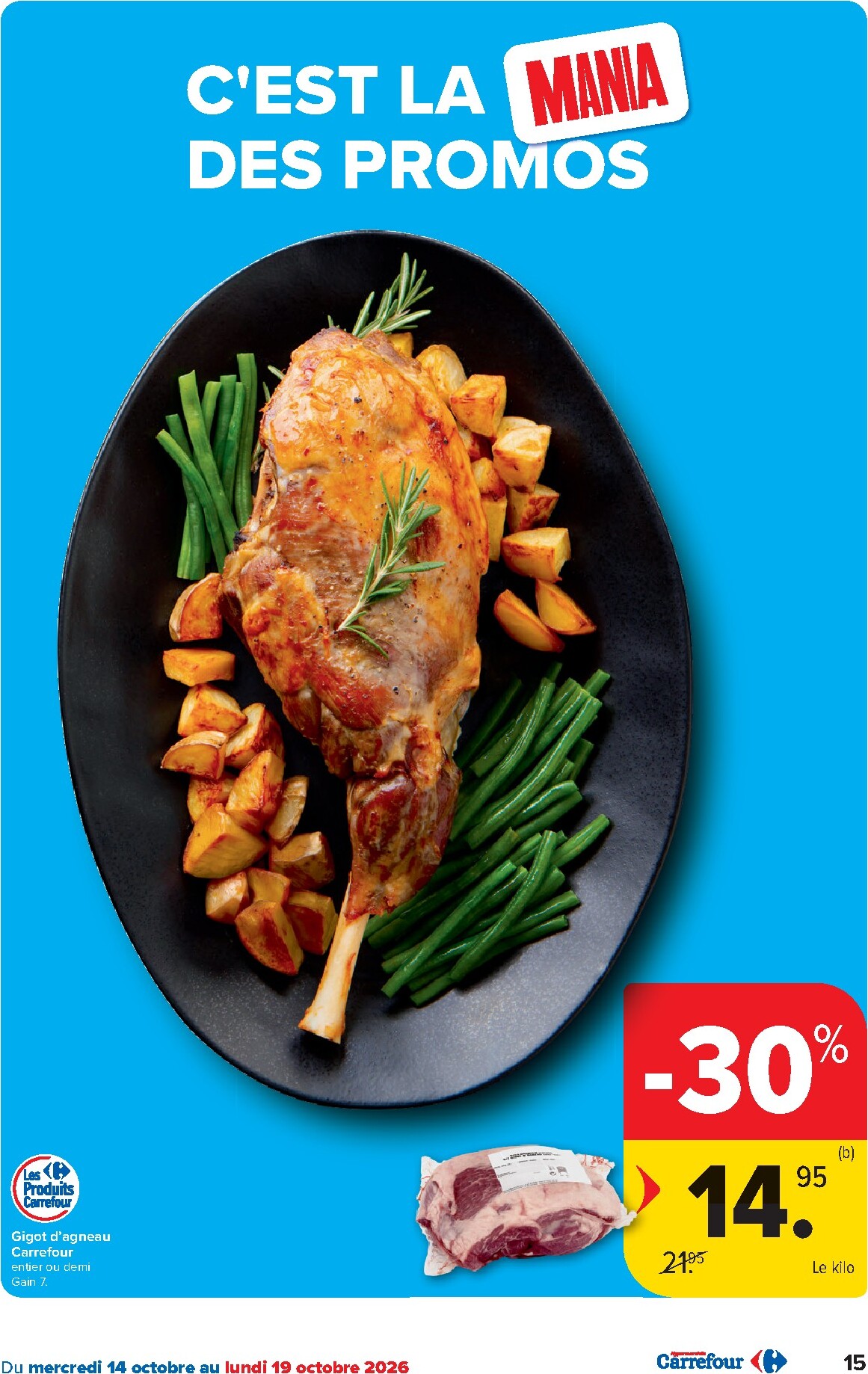 carrefour - Carrefour folder voor volgende week van woensdag 14/10/2026 tot maandag 26/10/2026 - page: 15