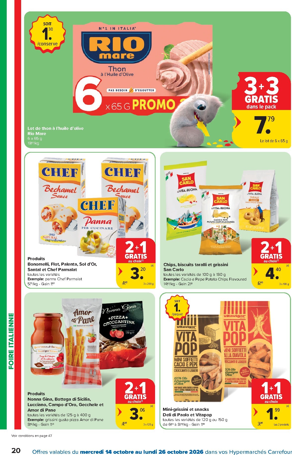 carrefour - Carrefour folder voor volgende week van woensdag 14/10/2026 tot maandag 26/10/2026 - page: 20