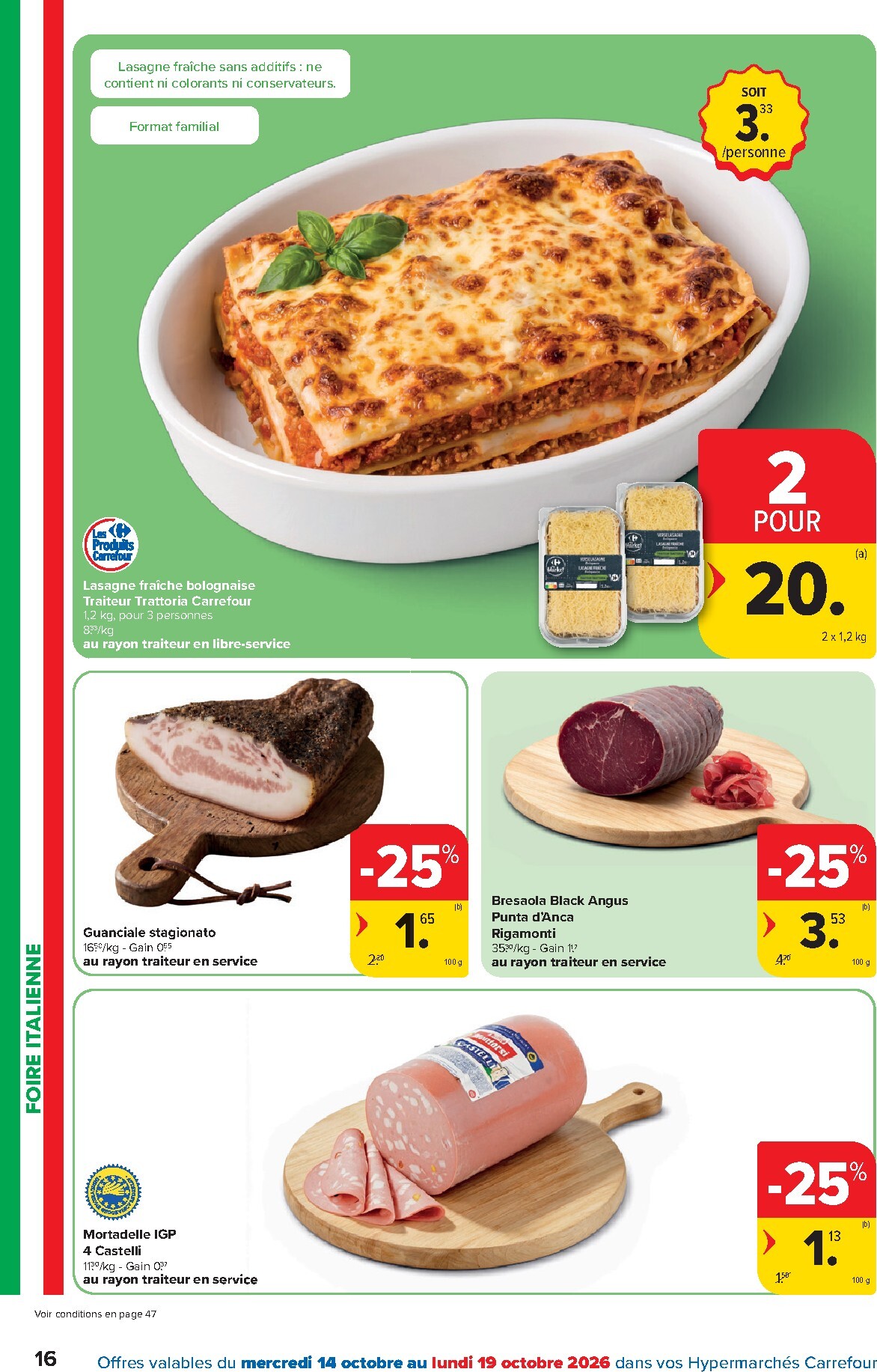 carrefour - Carrefour folder voor volgende week van woensdag 14/10/2026 tot maandag 26/10/2026 - page: 16