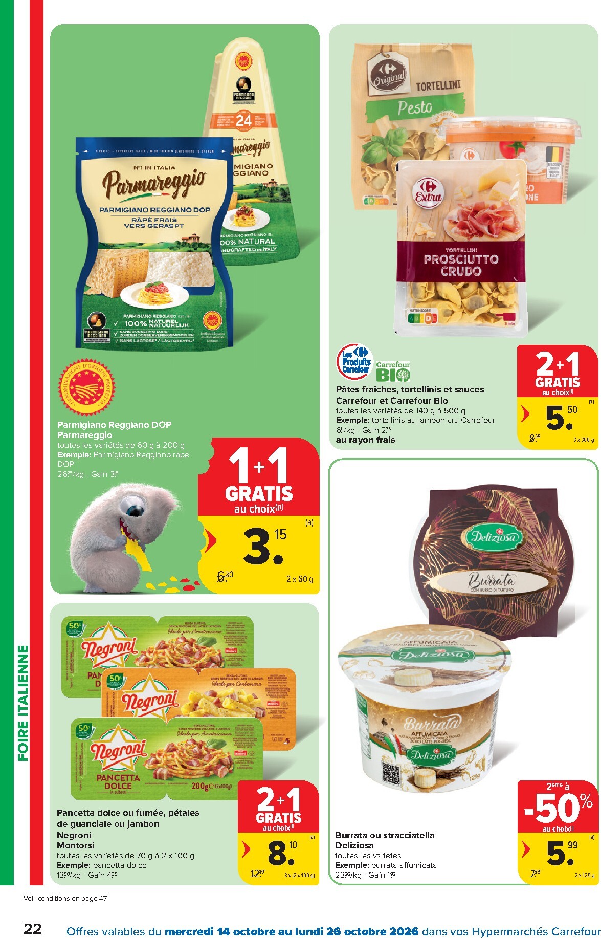 carrefour - Carrefour folder voor volgende week van woensdag 14/10/2026 tot maandag 26/10/2026 - page: 22