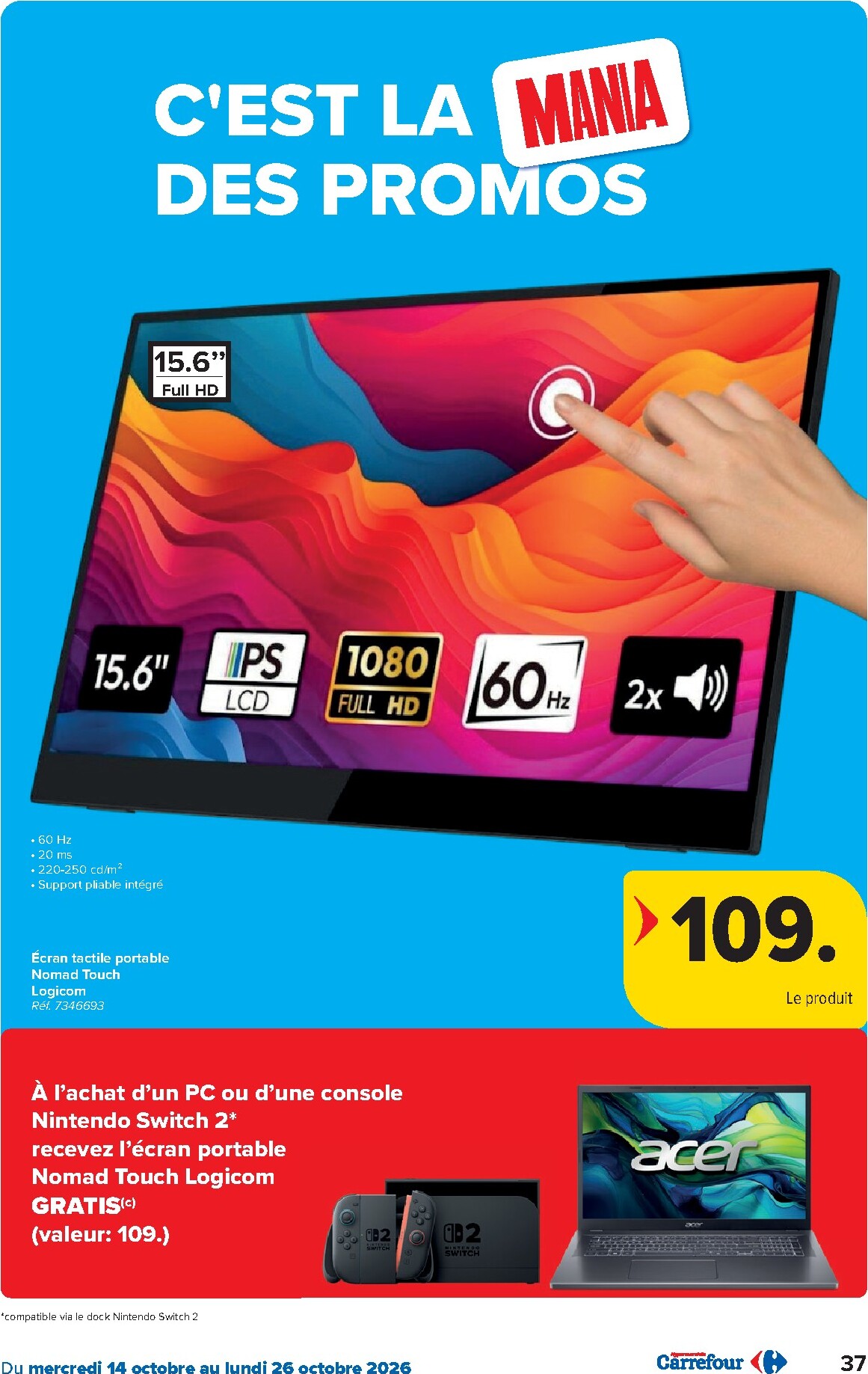 carrefour - Carrefour folder voor volgende week van woensdag 14/10/2026 tot maandag 26/10/2026 - page: 37