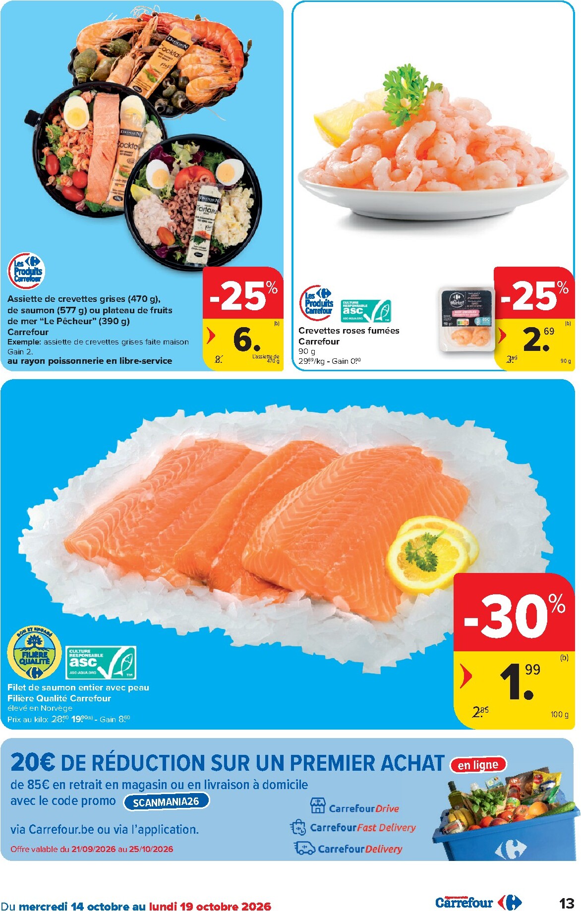carrefour - Carrefour folder voor volgende week van woensdag 14/10/2026 tot maandag 26/10/2026 - page: 13