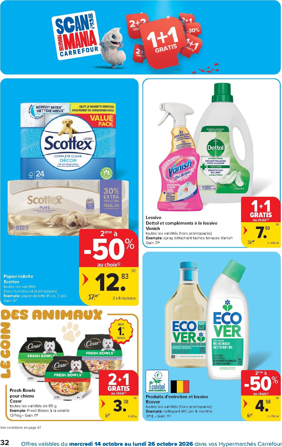 carrefour - Carrefour folder voor volgende week van woensdag 14/10/2026 tot maandag 26/10/2026 - page: 32