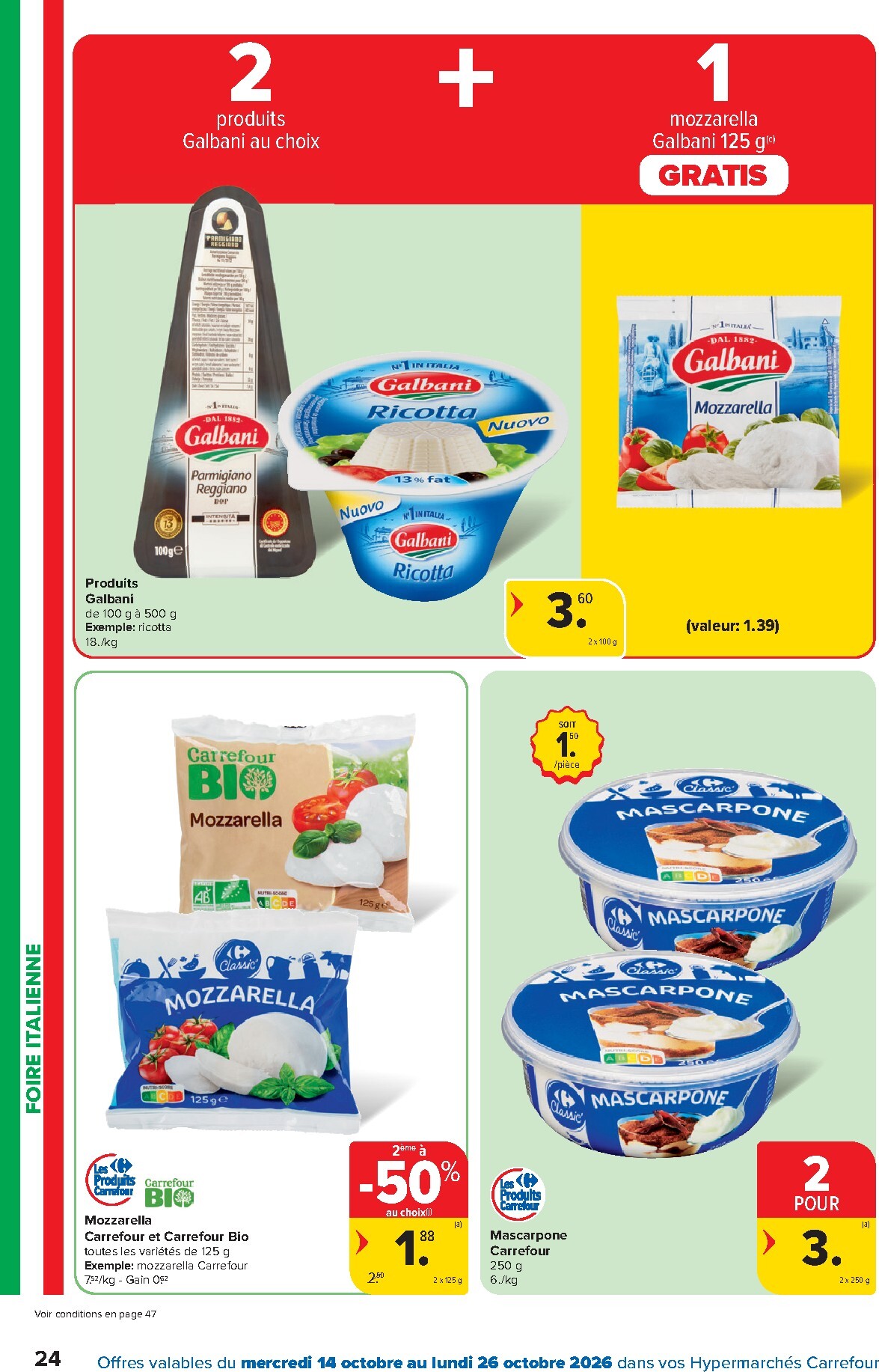carrefour - Carrefour folder voor volgende week van woensdag 14/10/2026 tot maandag 26/10/2026 - page: 24