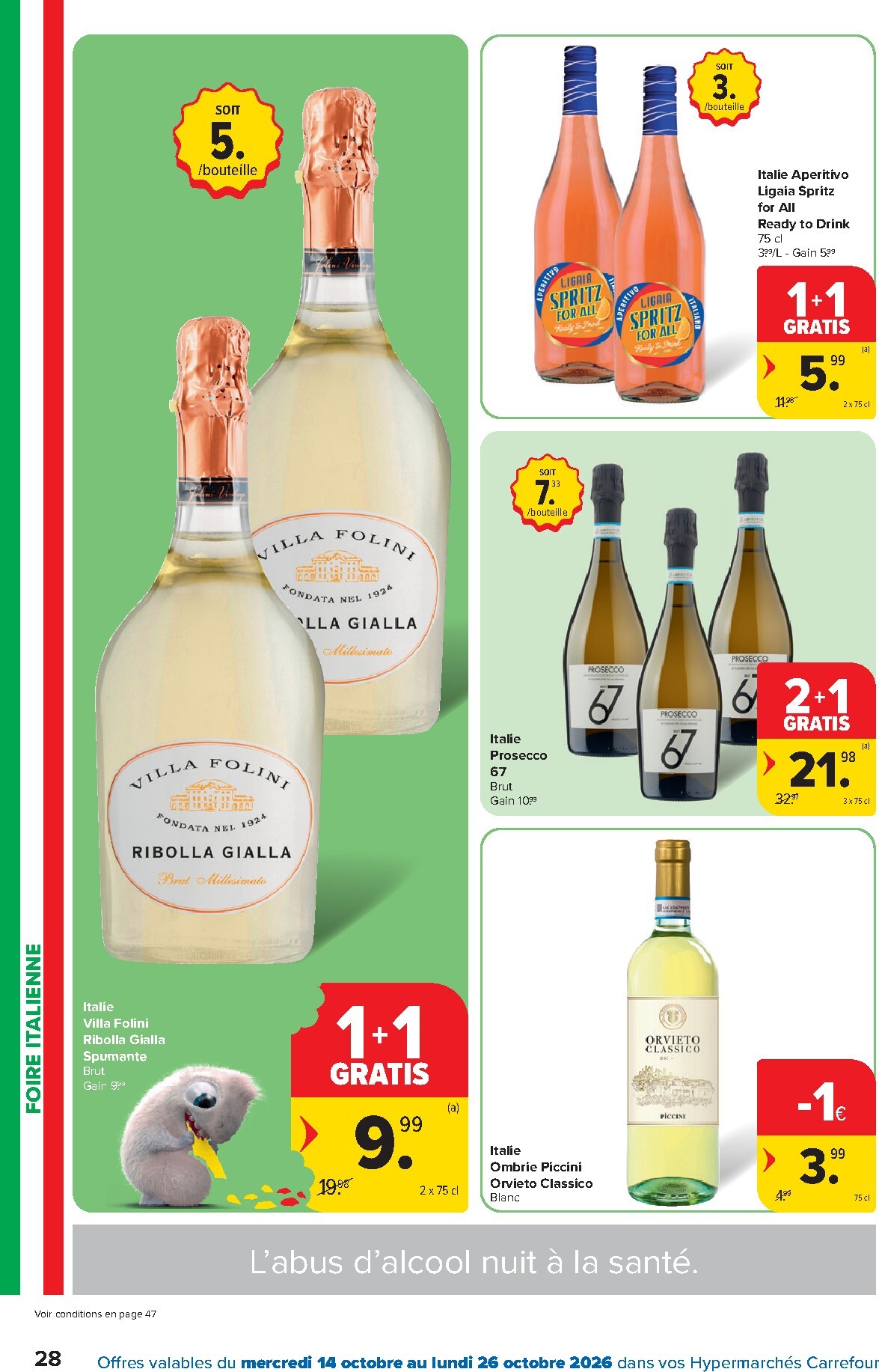 carrefour - Carrefour folder voor volgende week van woensdag 14/10/2026 tot maandag 26/10/2026 - page: 28