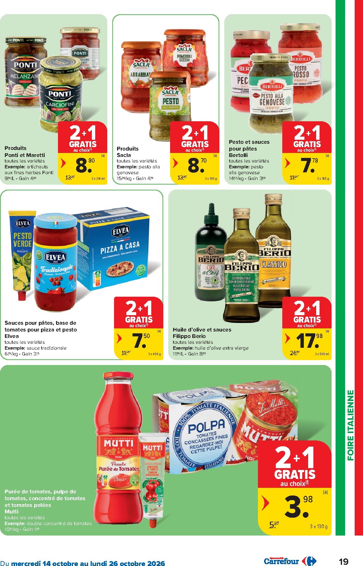 carrefour - Carrefour folder voor volgende week van woensdag 14/10/2026 tot maandag 26/10/2026 - page: 19