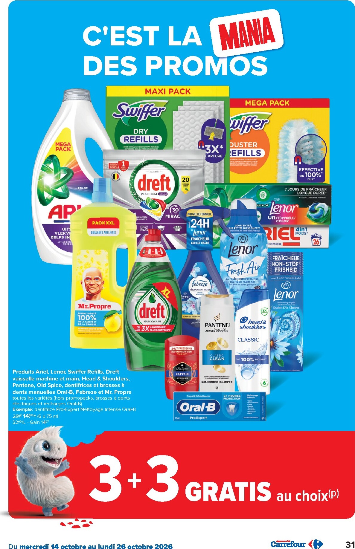 carrefour - Carrefour folder voor volgende week van woensdag 14/10/2026 tot maandag 26/10/2026 - page: 31