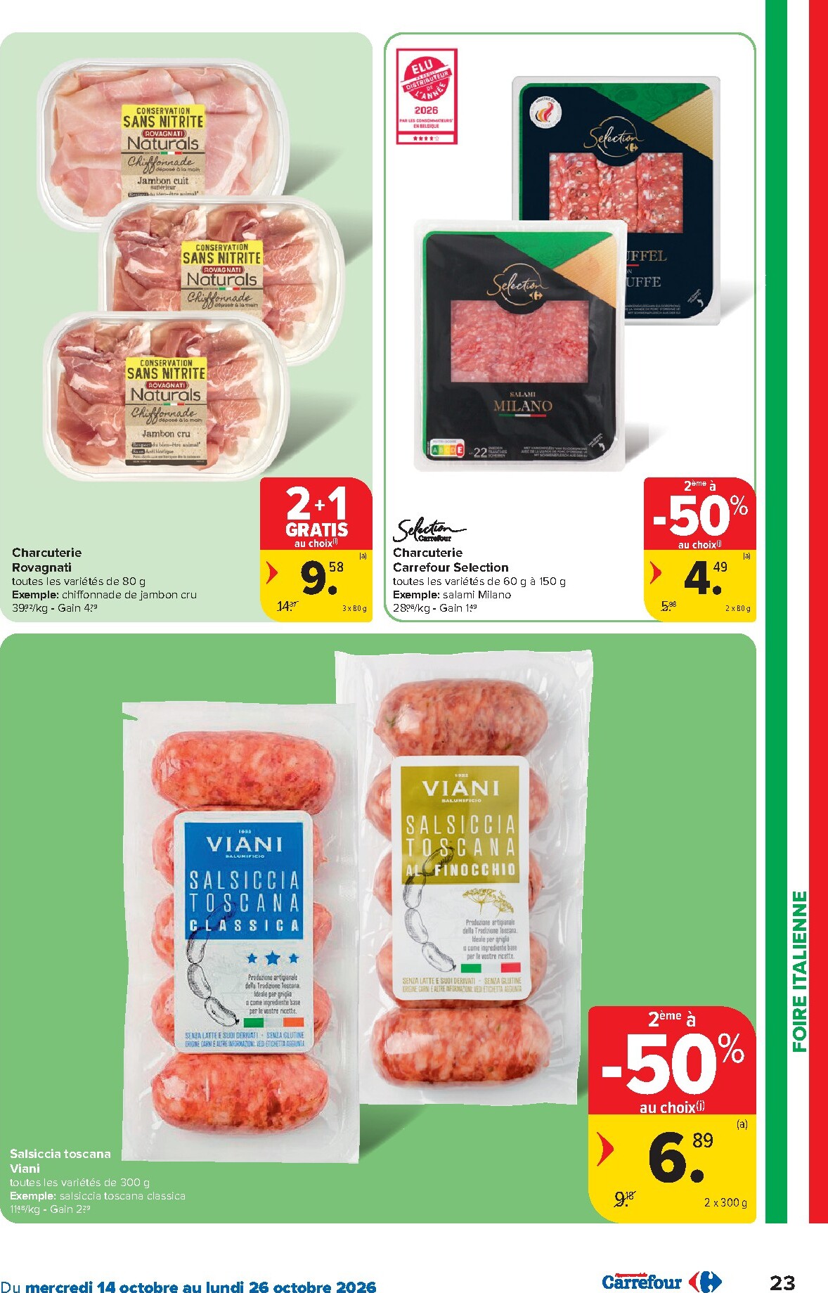 carrefour - Carrefour folder voor volgende week van woensdag 14/10/2026 tot maandag 26/10/2026 - page: 23