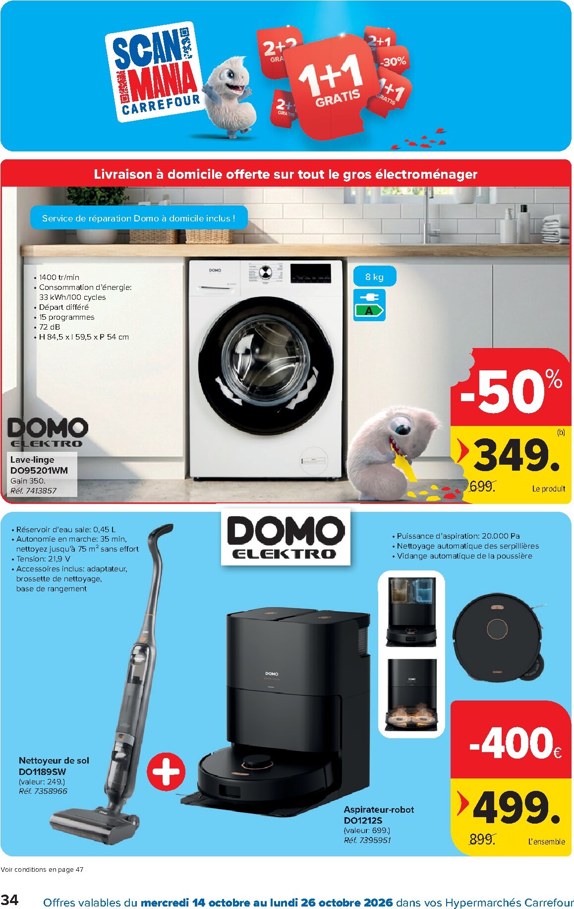 carrefour - Carrefour folder voor volgende week van woensdag 14/10/2026 tot maandag 26/10/2026 - page: 34