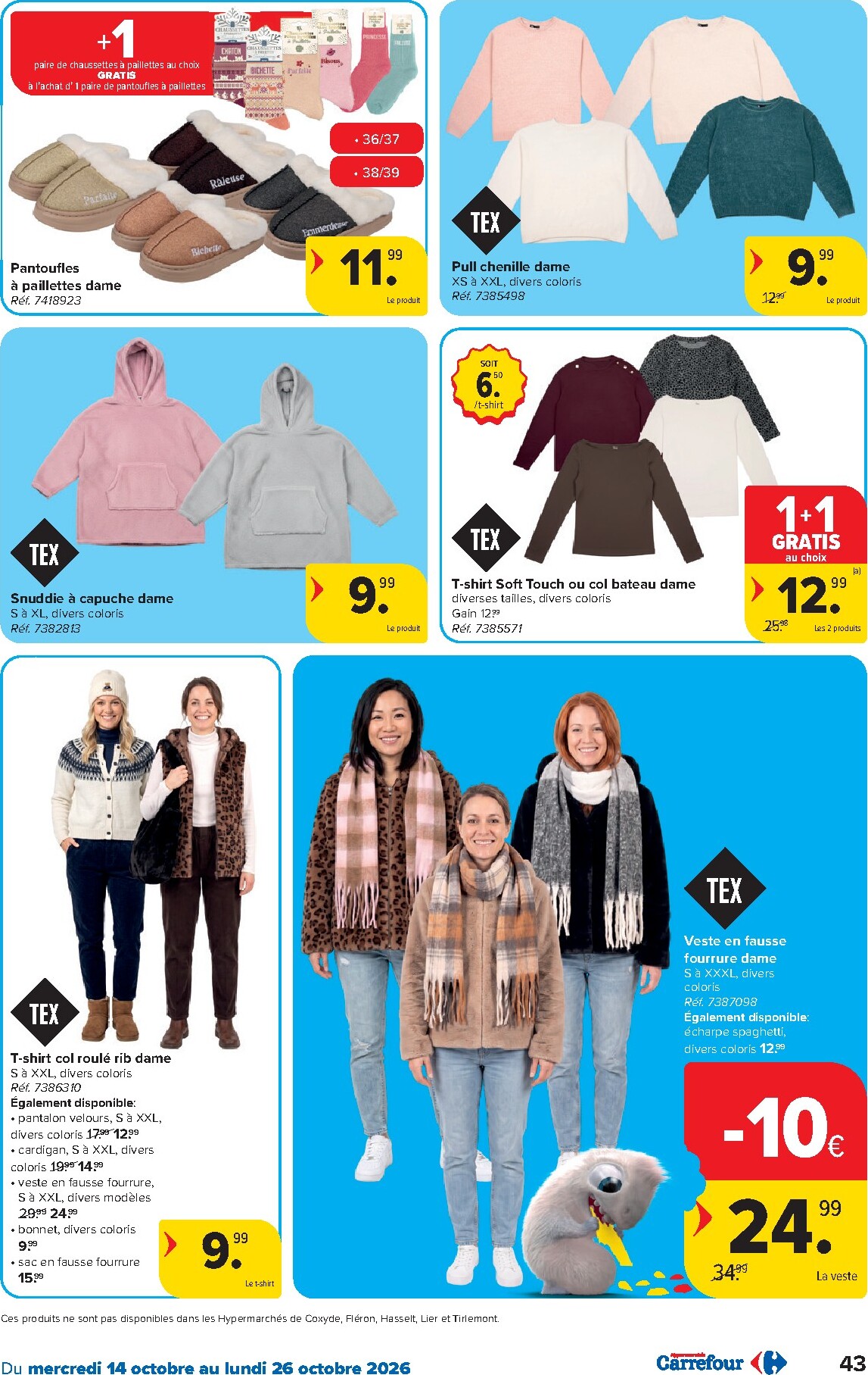 carrefour - Carrefour folder voor volgende week van woensdag 14/10/2026 tot maandag 26/10/2026 - page: 43