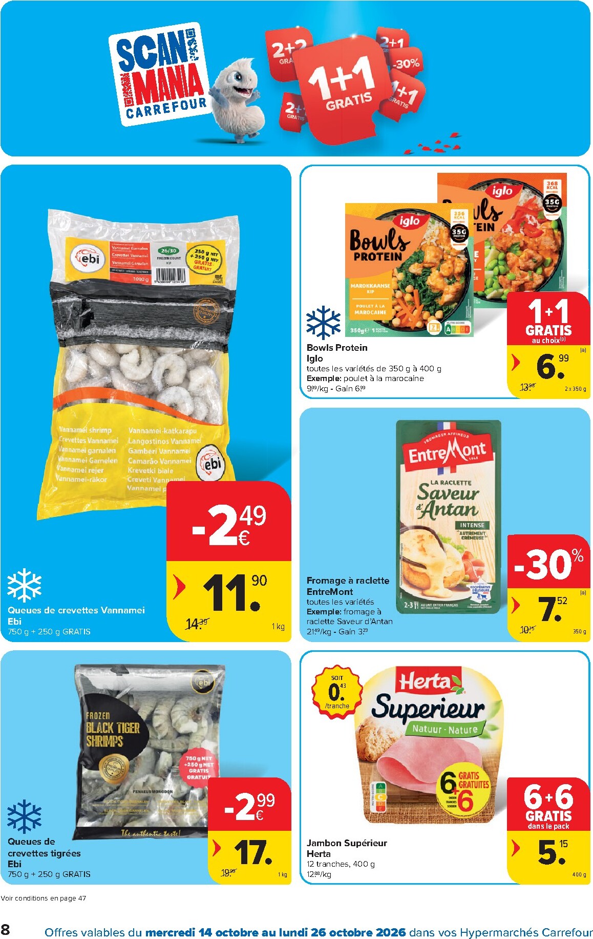 carrefour - Carrefour folder voor volgende week van woensdag 14/10/2026 tot maandag 26/10/2026 - page: 8