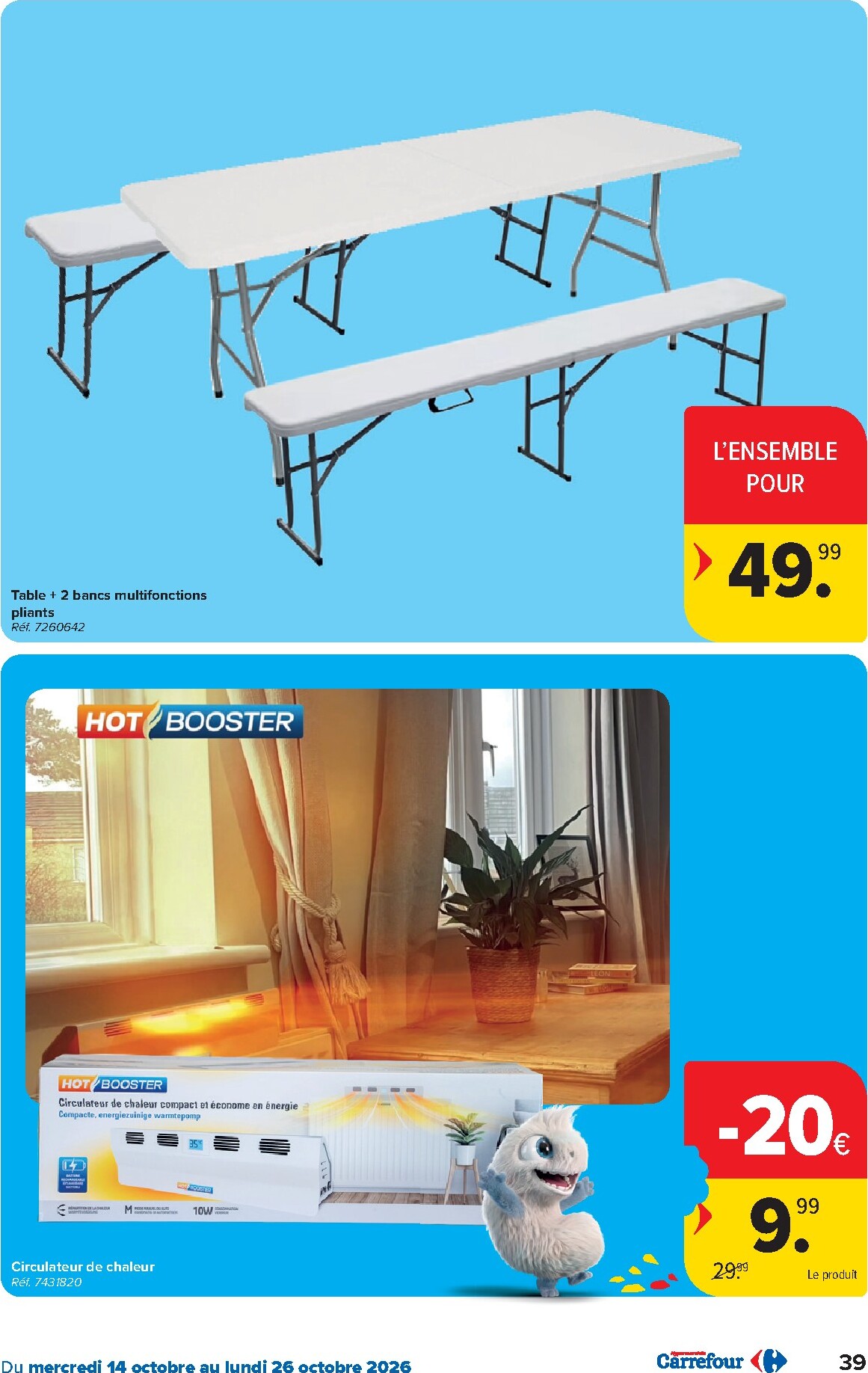 carrefour - Carrefour folder voor volgende week van woensdag 14/10/2026 tot maandag 26/10/2026 - page: 39