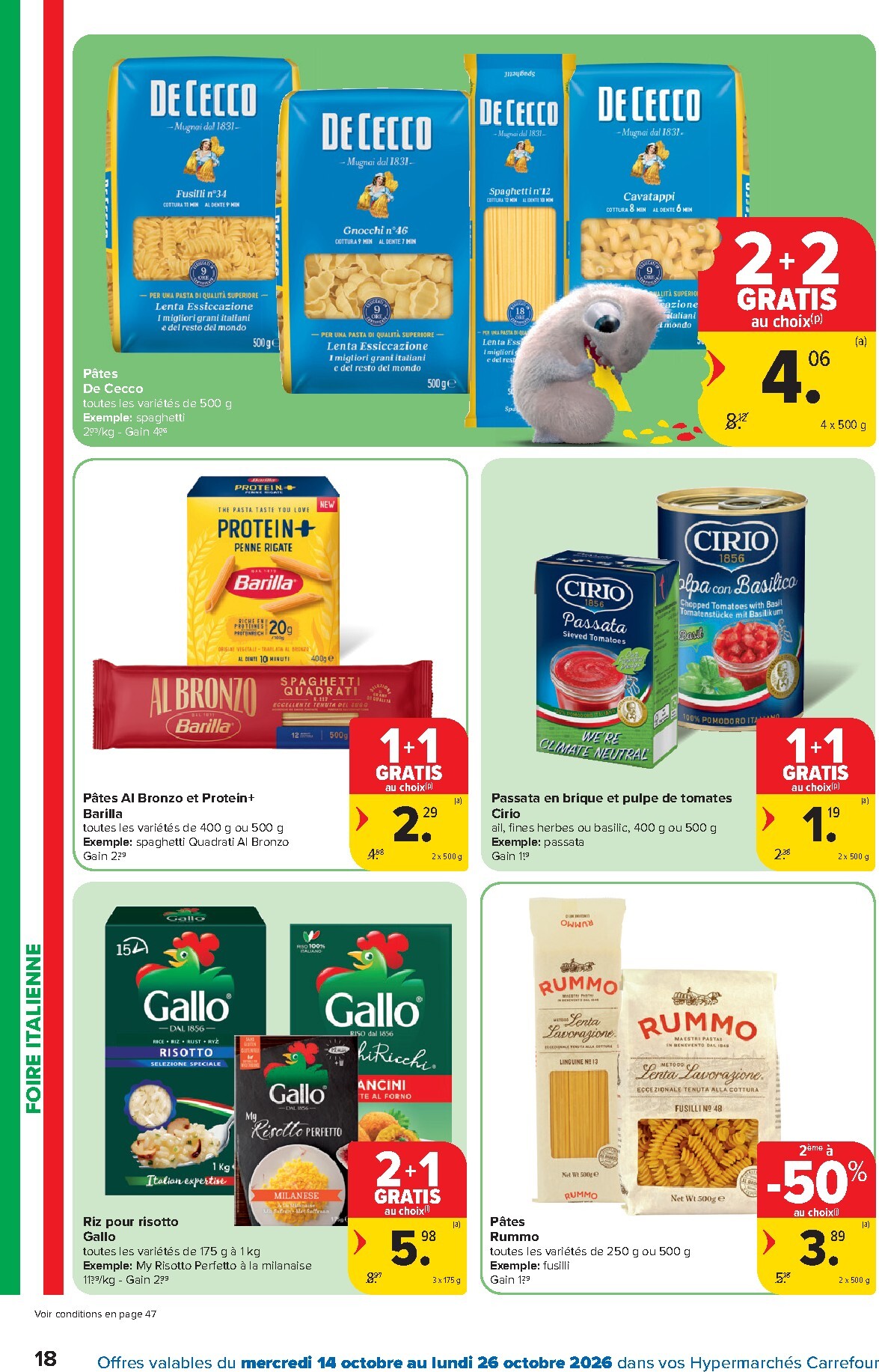 carrefour - Carrefour folder voor volgende week van woensdag 14/10/2026 tot maandag 26/10/2026 - page: 18