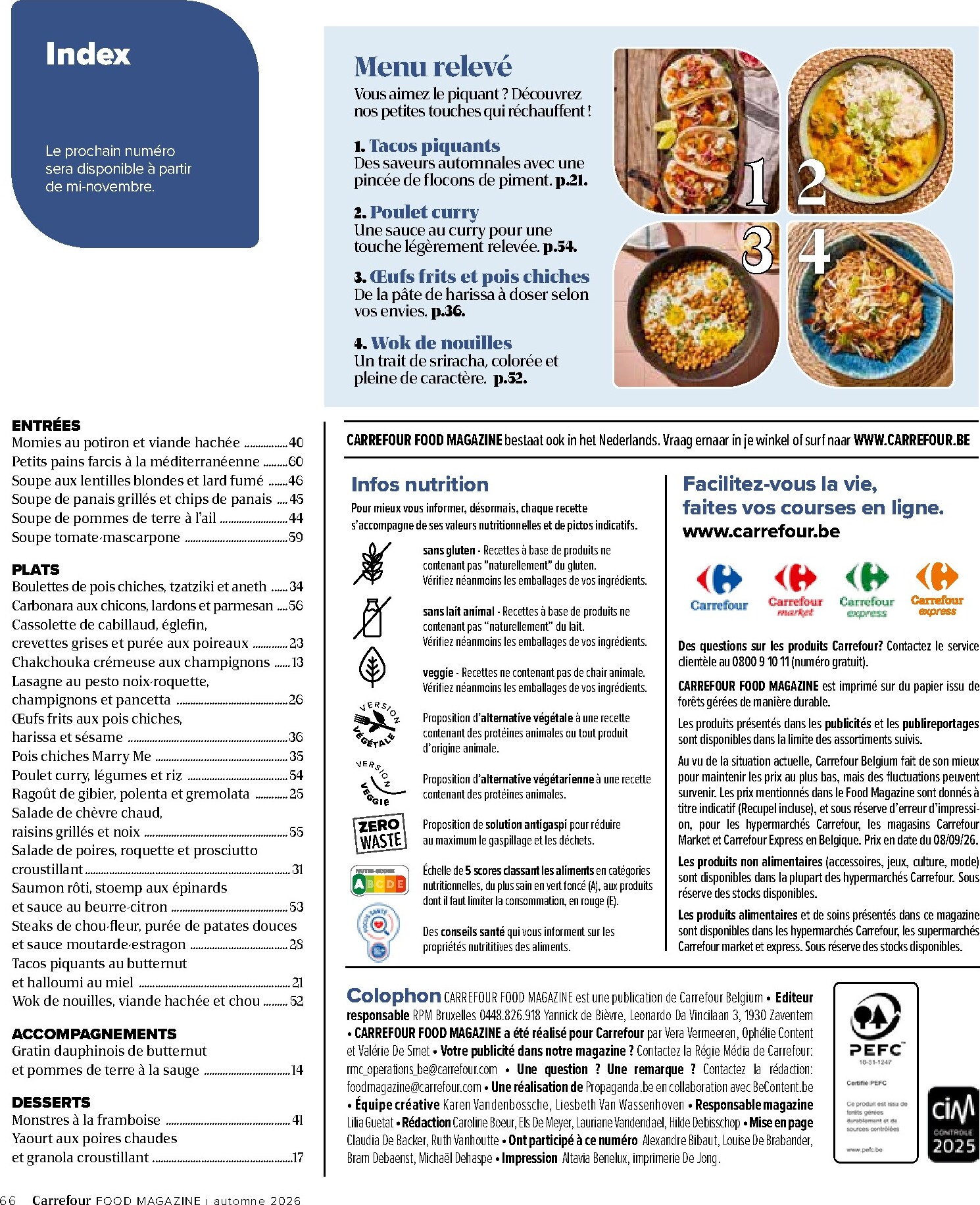 carrefour - Huidige Carrefour - Douce saison folder geldig van donderdag 08/10/2026 tot woensdag 18/11/2026 - page: 66