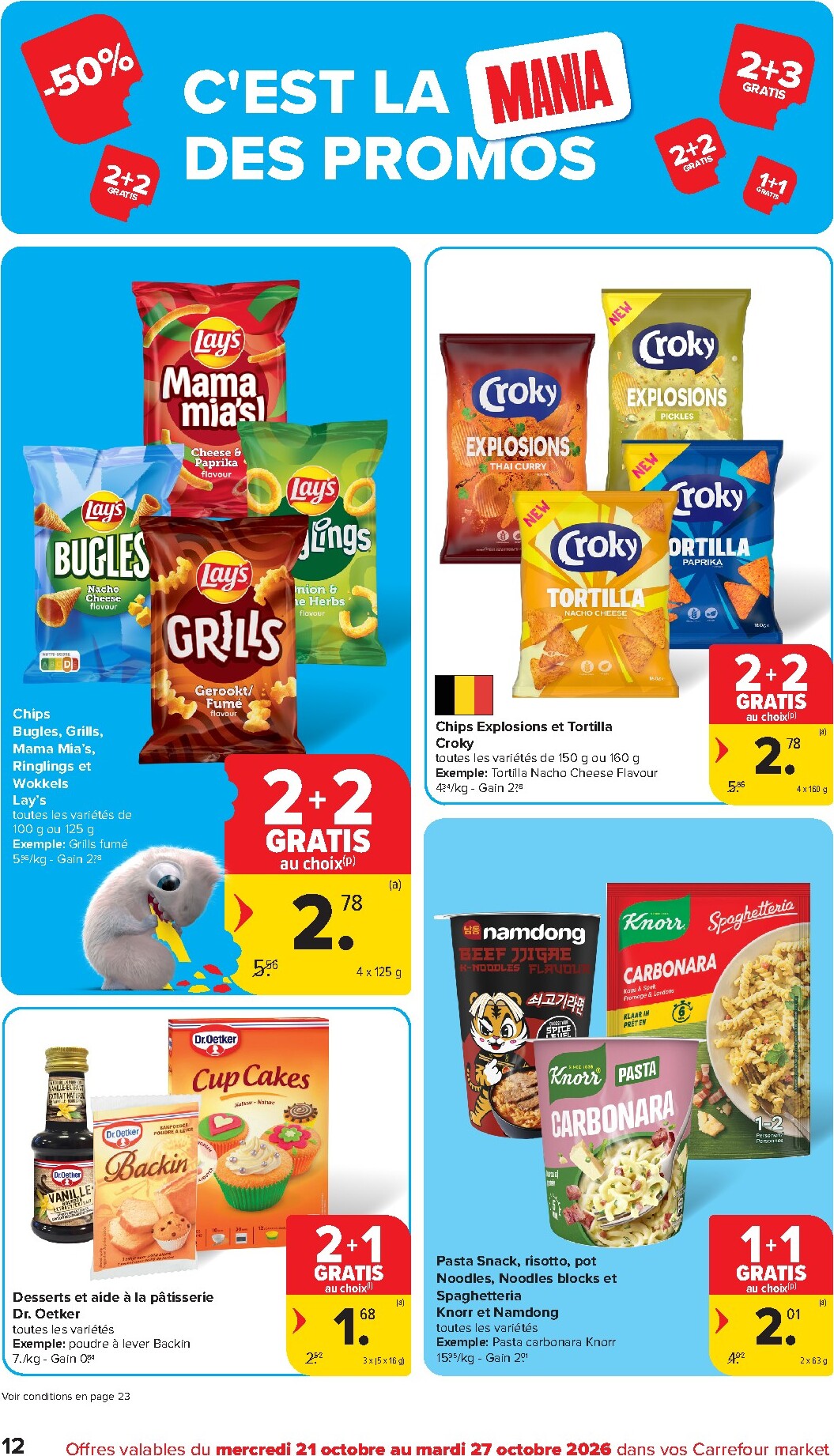 carrefour - Carrefour Market folder voor volgende week van woensdag 21/10/2026 tot dinsdag 27/10/2026 - page: 12