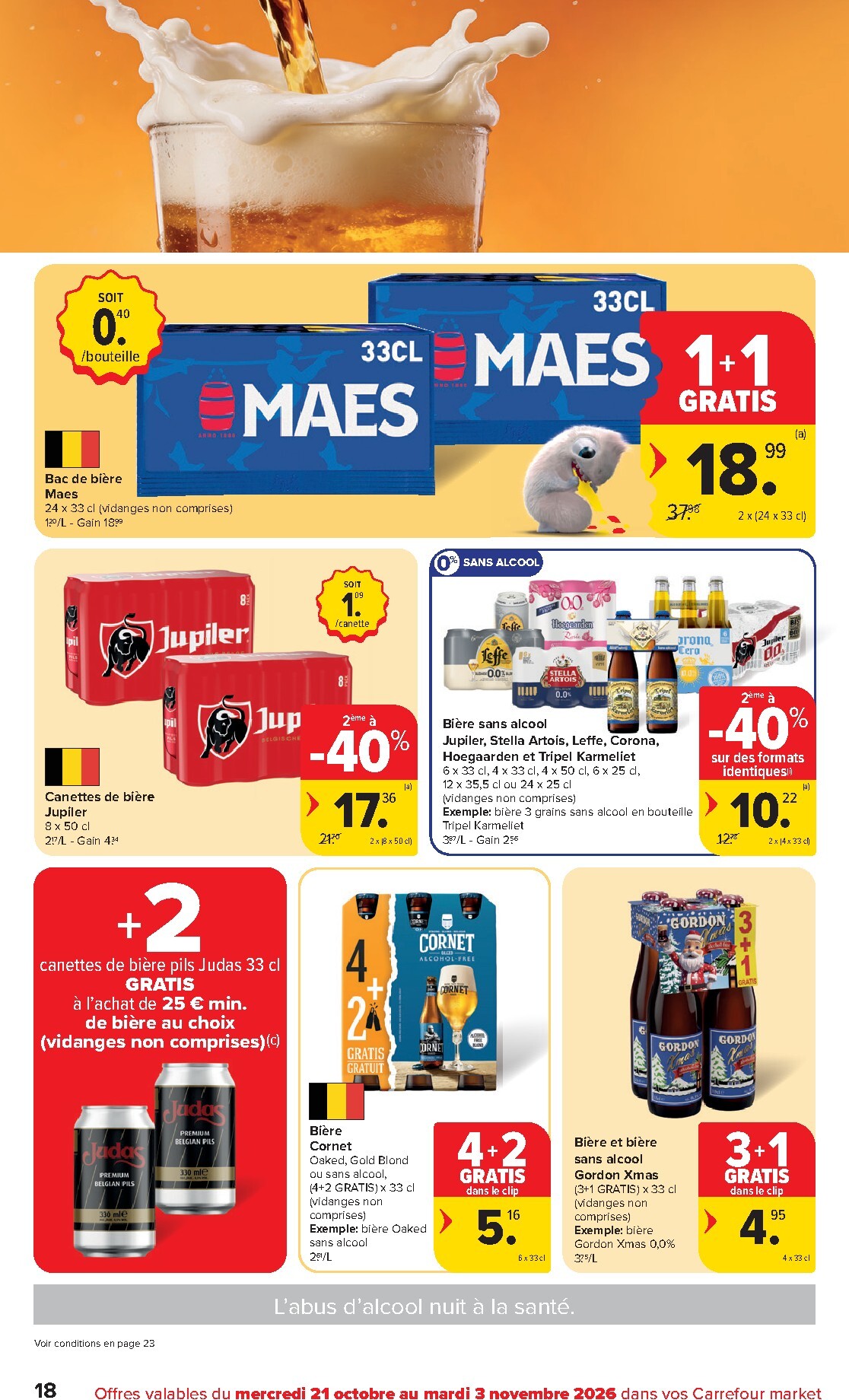 carrefour - Carrefour Market folder voor volgende week van woensdag 21/10/2026 tot dinsdag 27/10/2026 - page: 18