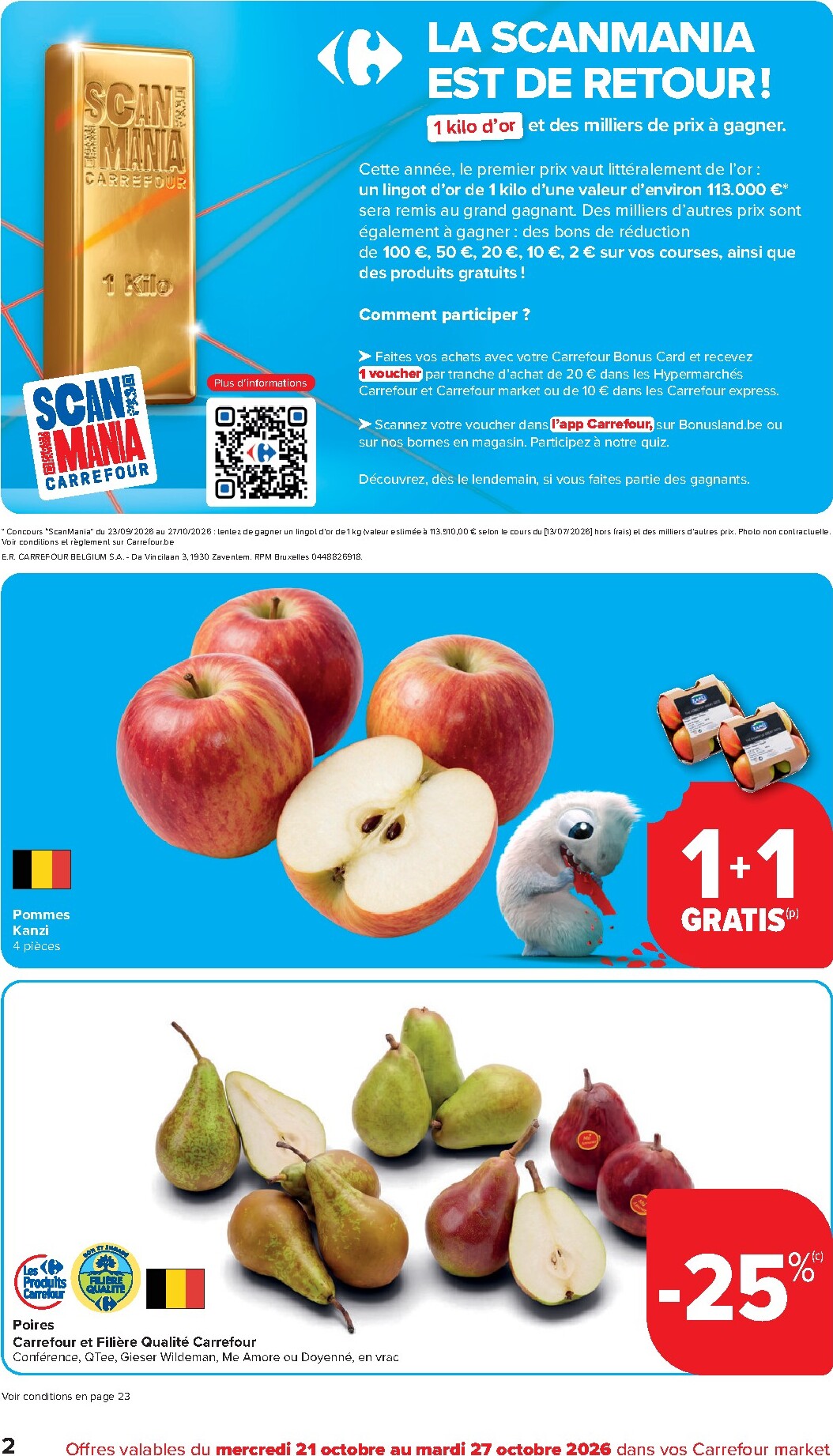 carrefour - Carrefour Market folder voor volgende week van woensdag 21/10/2026 tot dinsdag 27/10/2026 - page: 2