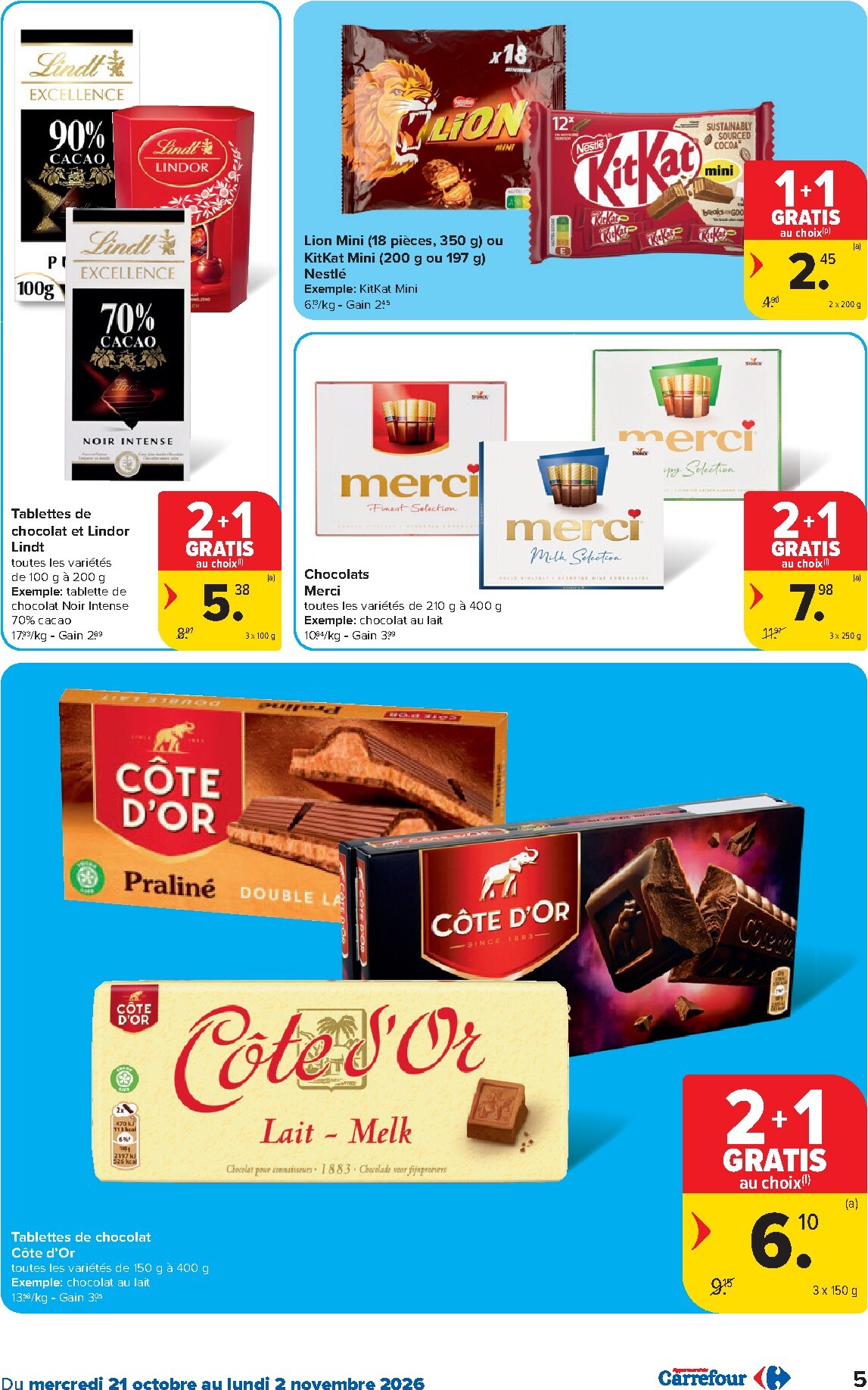 carrefour - Carrefour Hypermarchés folder voor volgende week van woensdag 21/10/2026 tot maandag 02/11/2026 - page: 5