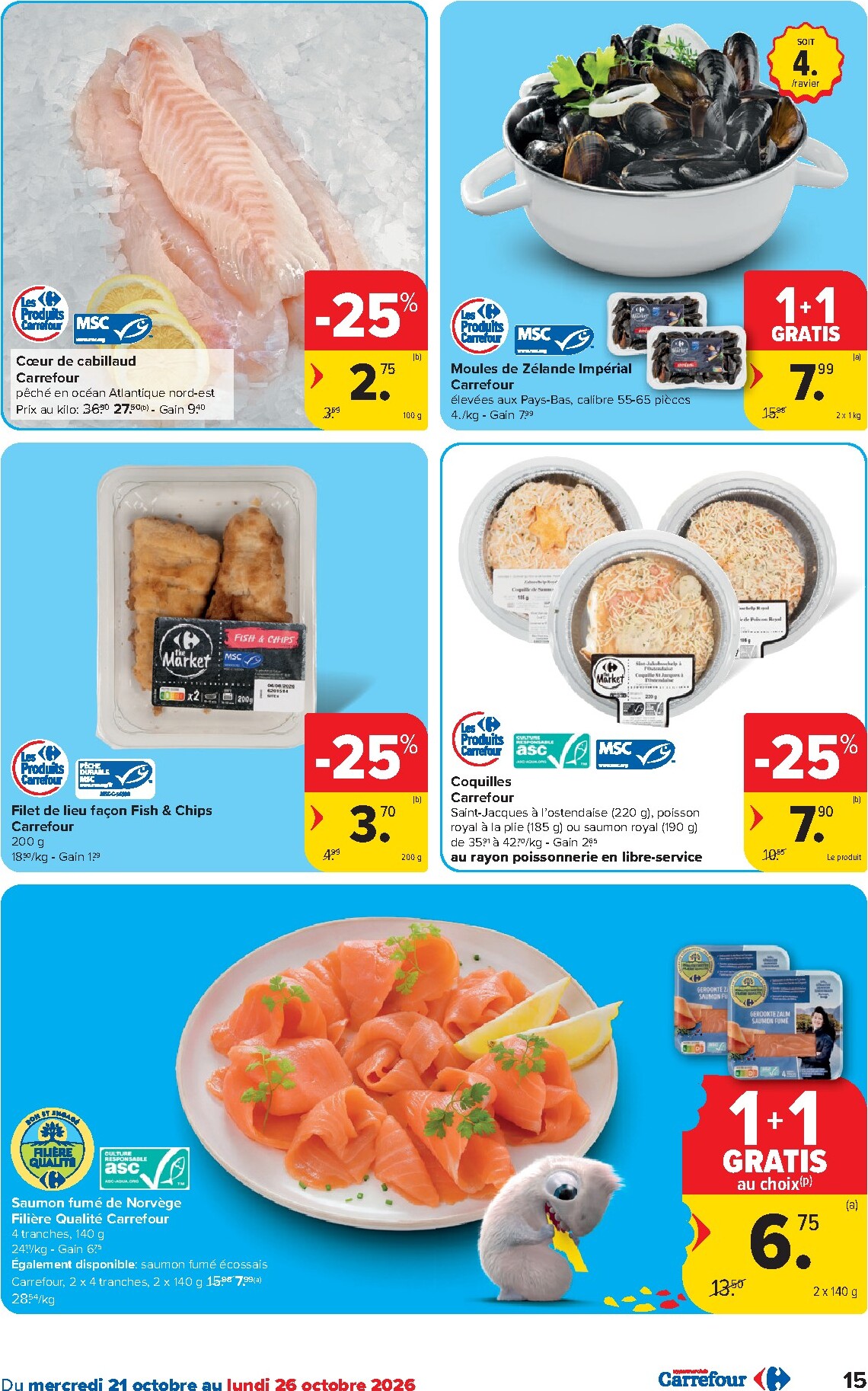 carrefour - Carrefour Hypermarchés folder voor volgende week van woensdag 21/10/2026 tot maandag 02/11/2026 - page: 15