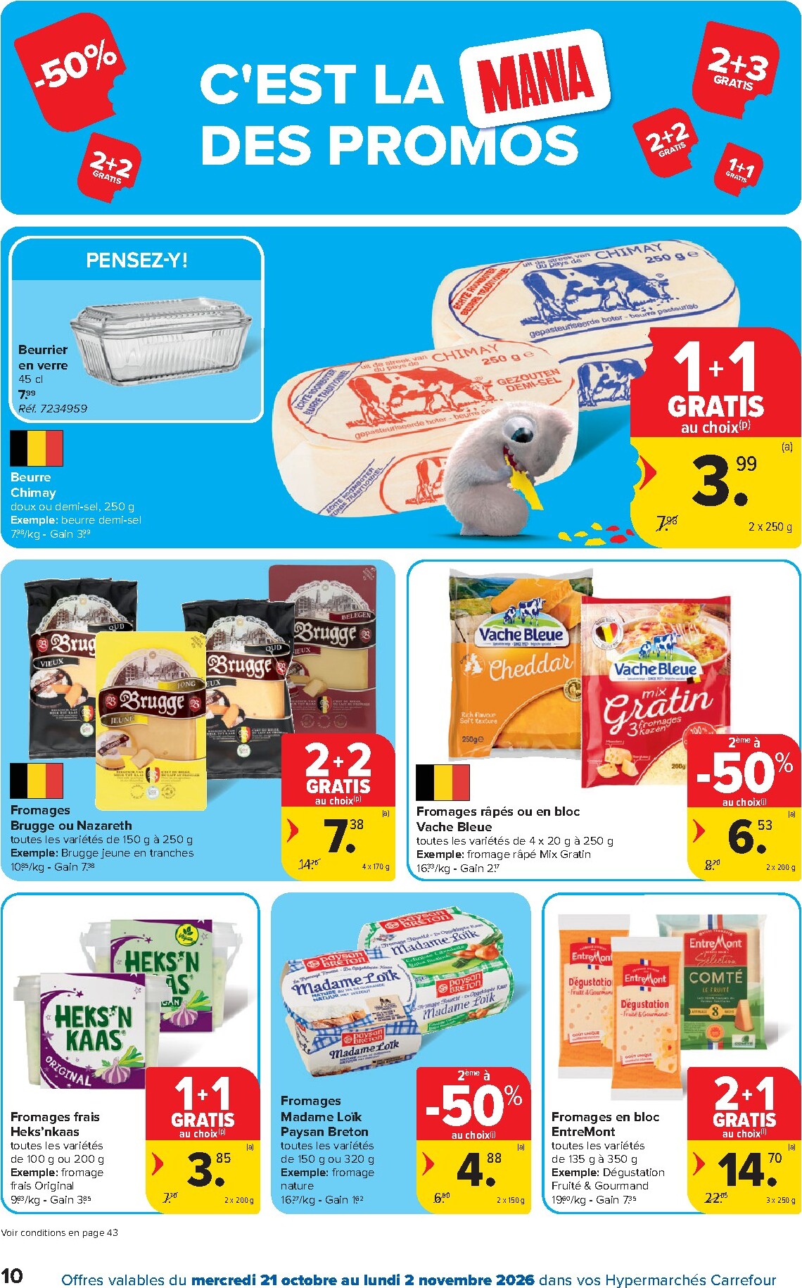 carrefour - Carrefour Hypermarchés folder voor volgende week van woensdag 21/10/2026 tot maandag 02/11/2026 - page: 10