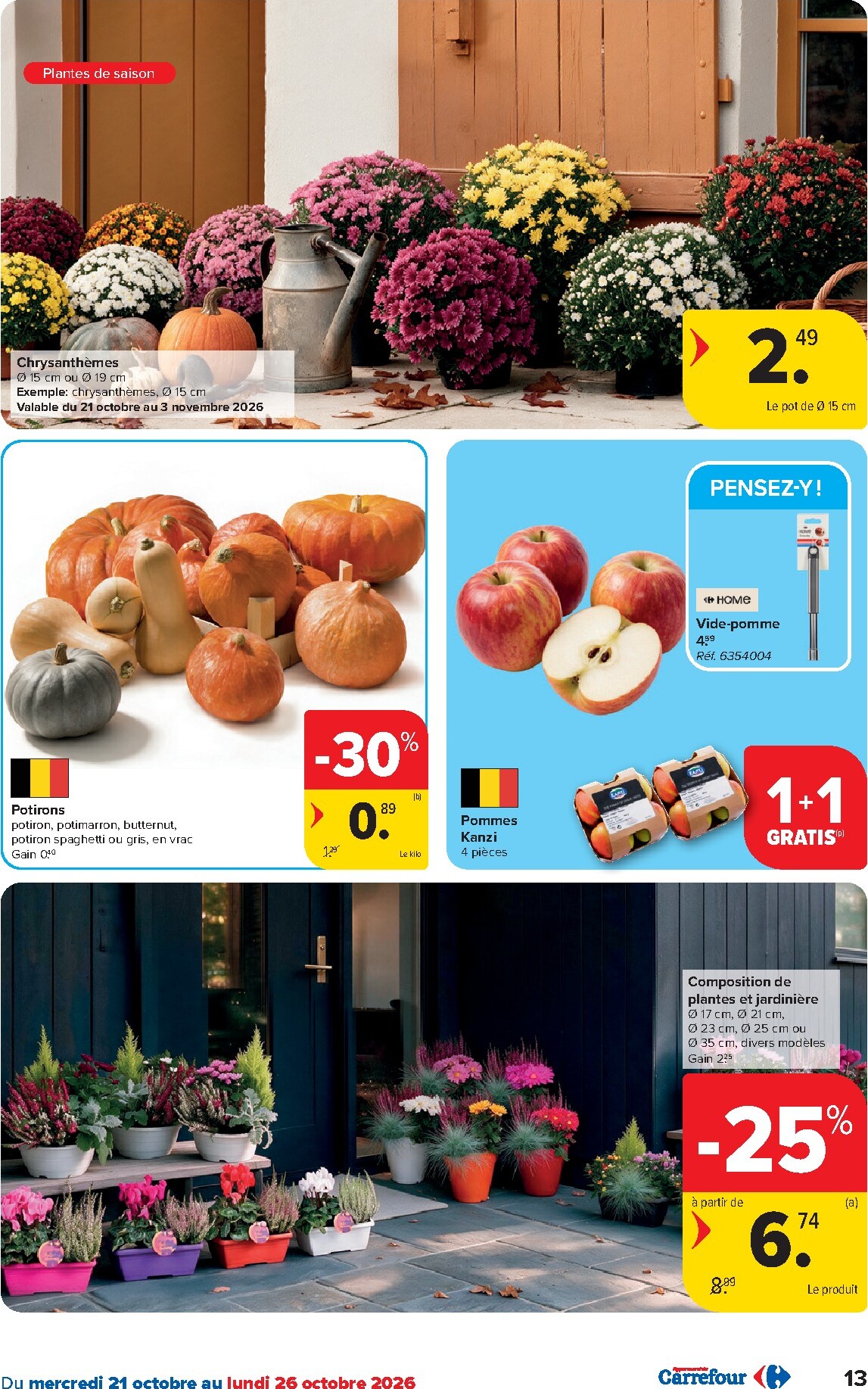 carrefour - Carrefour Hypermarchés folder voor volgende week van woensdag 21/10/2026 tot maandag 02/11/2026 - page: 13