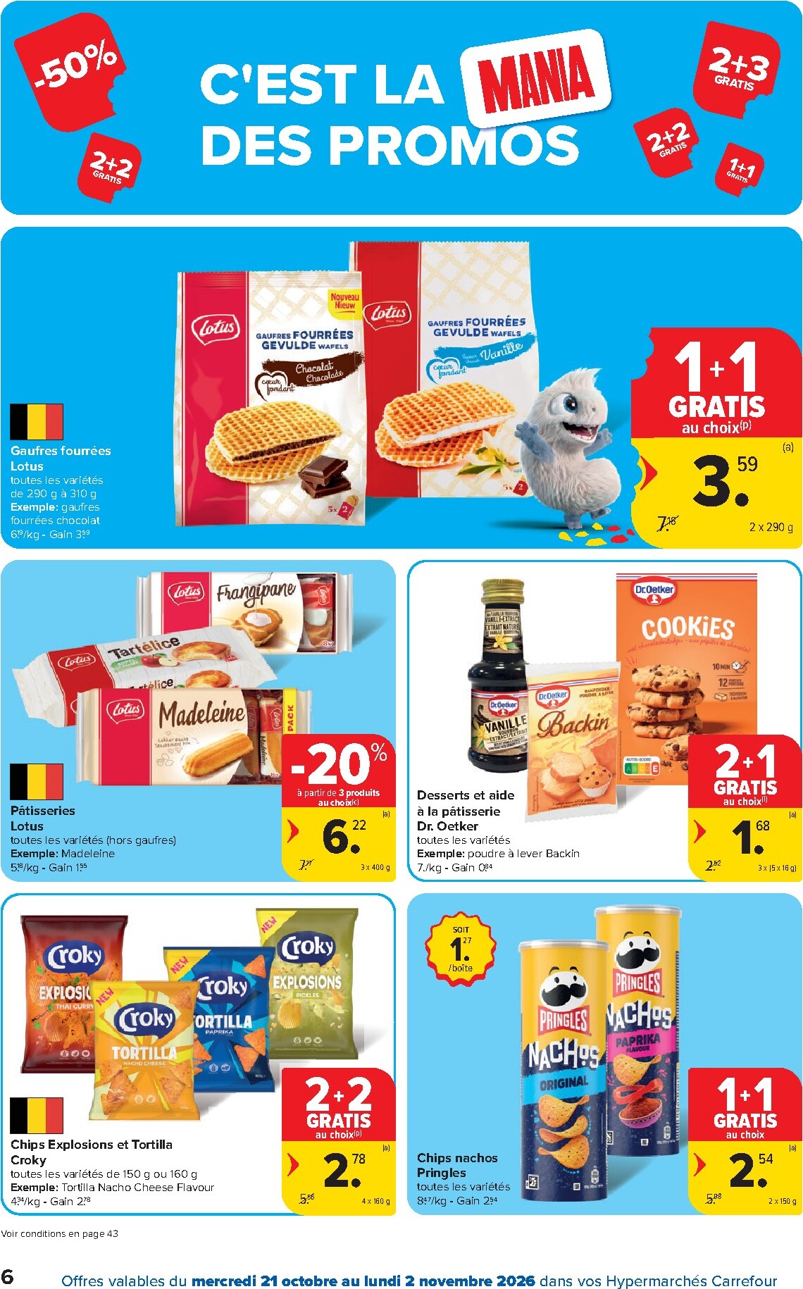 carrefour - Carrefour Hypermarchés folder voor volgende week van woensdag 21/10/2026 tot maandag 02/11/2026 - page: 6