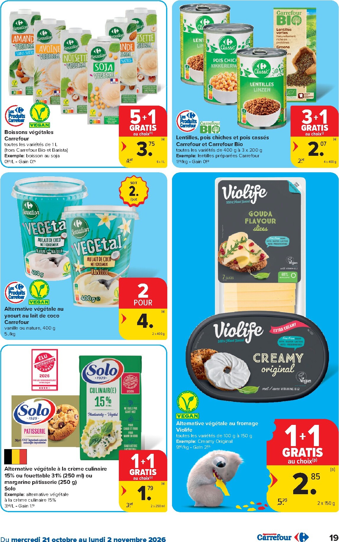 carrefour - Carrefour Hypermarchés folder voor volgende week van woensdag 21/10/2026 tot maandag 02/11/2026 - page: 19