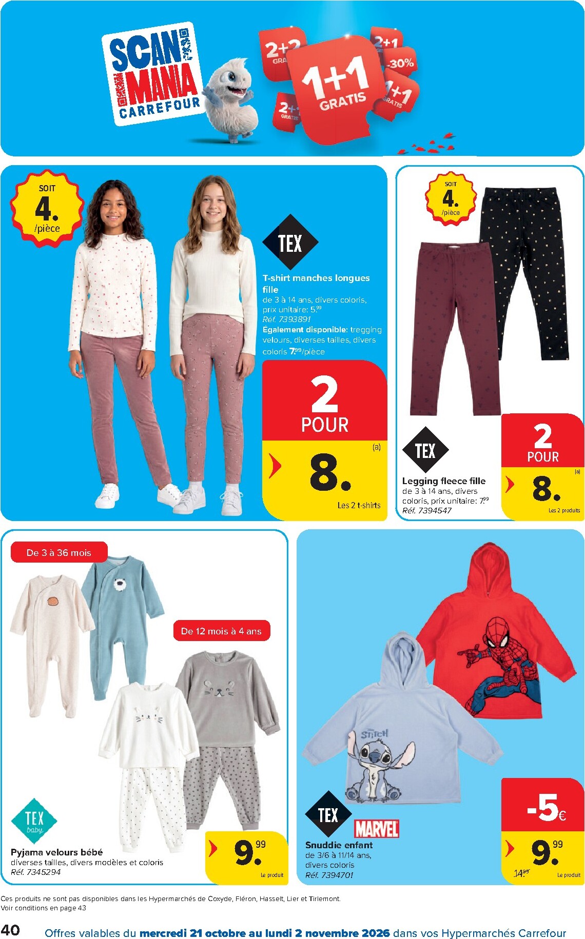 carrefour - Carrefour Hypermarchés folder voor volgende week van woensdag 21/10/2026 tot maandag 02/11/2026 - page: 40