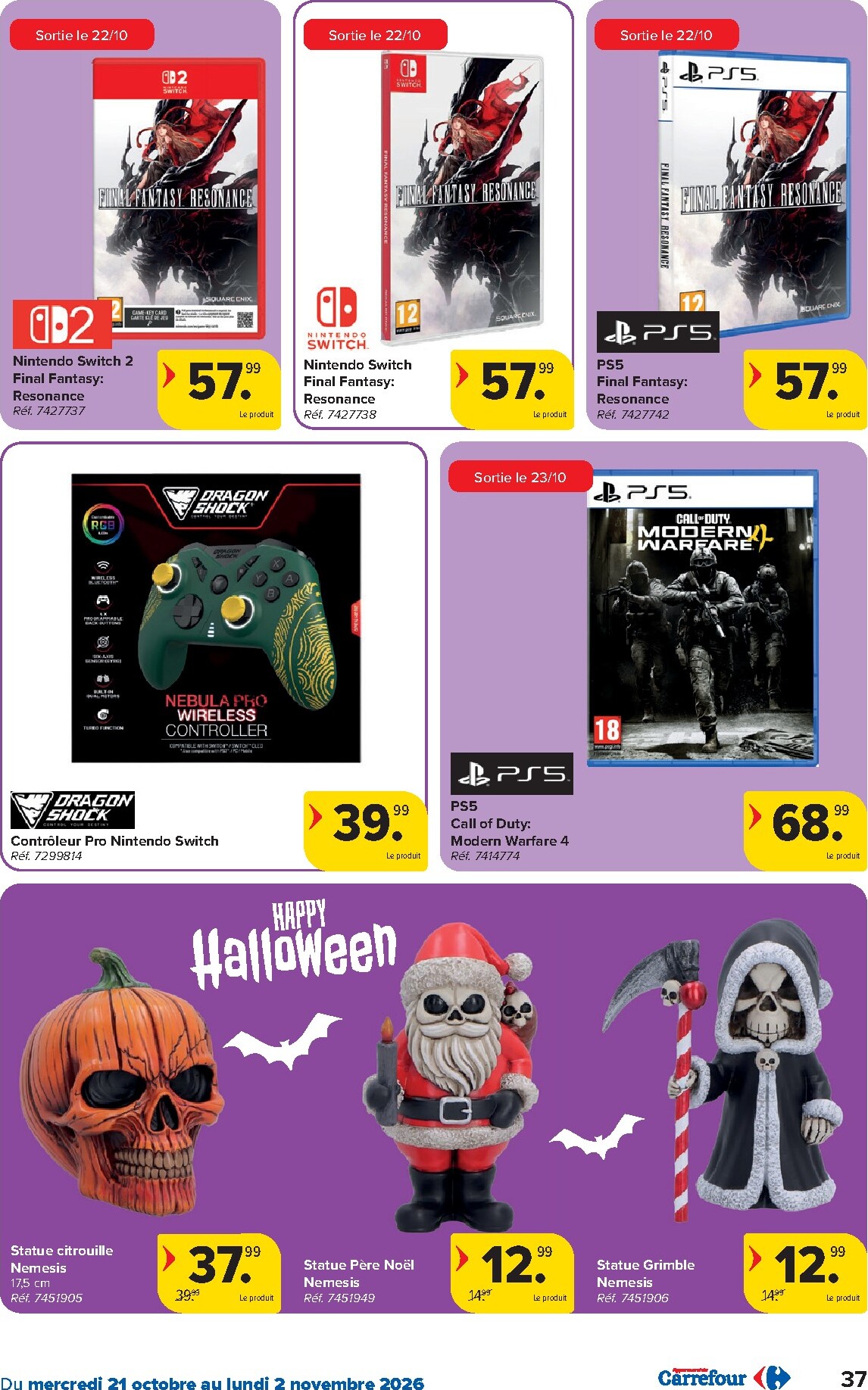carrefour - Carrefour Hypermarchés folder voor volgende week van woensdag 21/10/2026 tot maandag 02/11/2026 - page: 37
