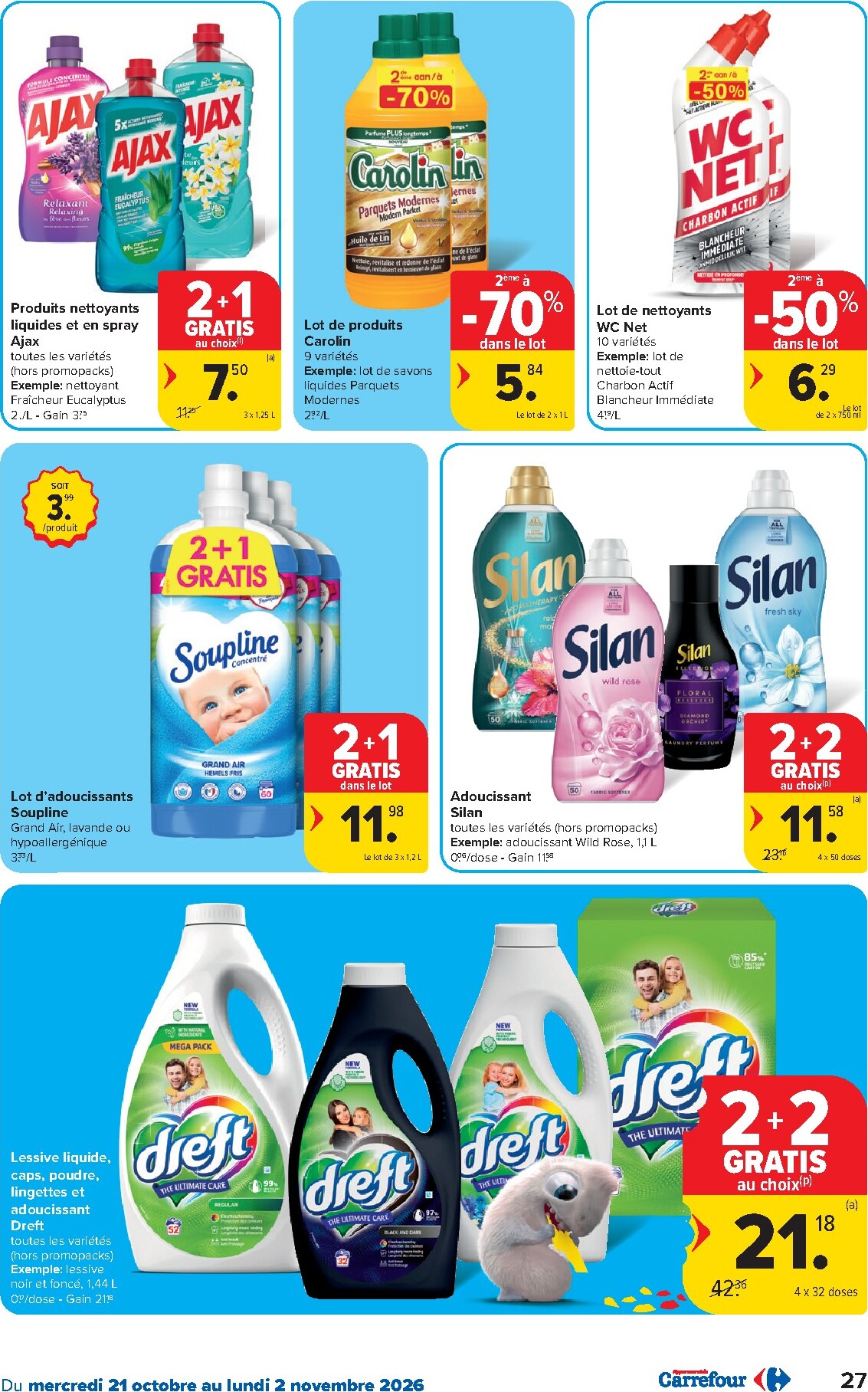 carrefour - Carrefour Hypermarchés folder voor volgende week van woensdag 21/10/2026 tot maandag 02/11/2026 - page: 27