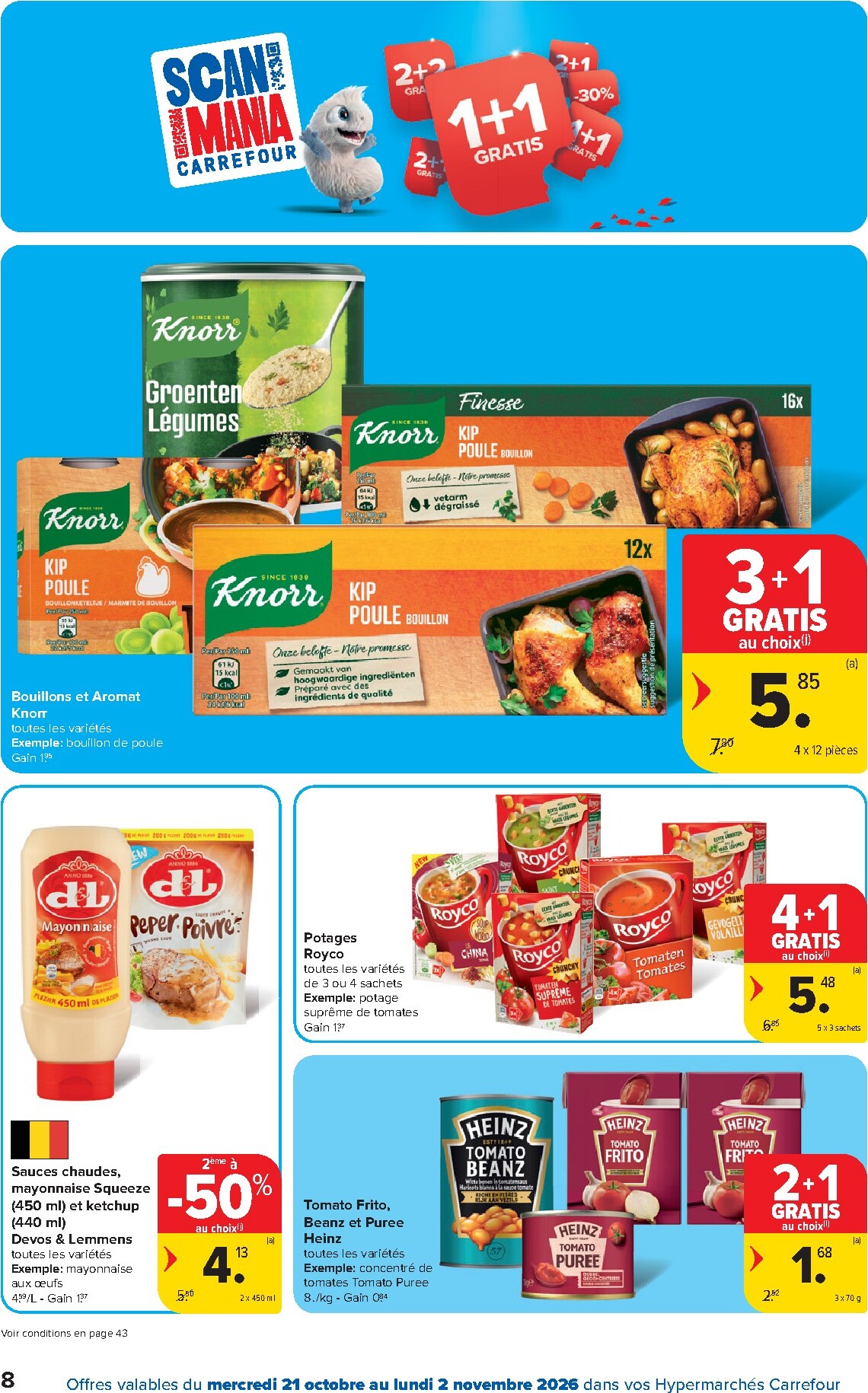carrefour - Carrefour Hypermarchés folder voor volgende week van woensdag 21/10/2026 tot maandag 02/11/2026 - page: 8