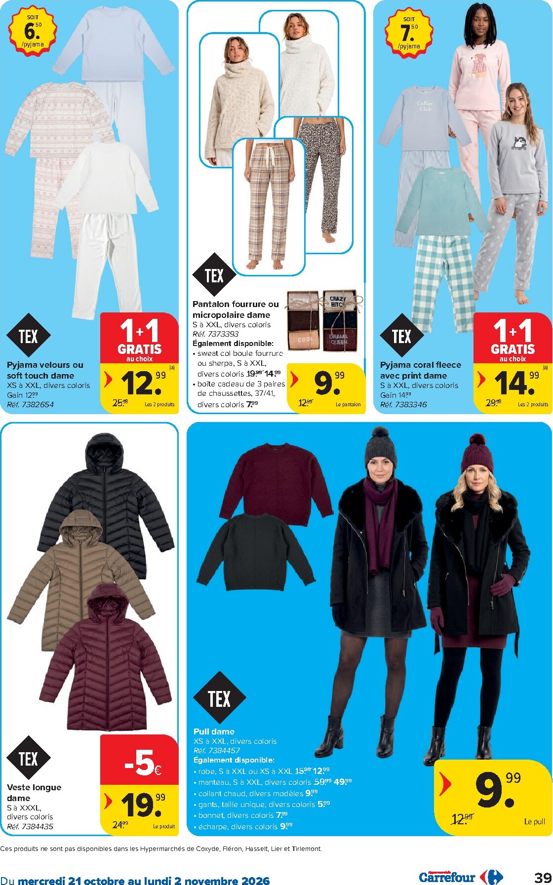 carrefour - Carrefour Hypermarchés folder voor volgende week van woensdag 21/10/2026 tot maandag 02/11/2026 - page: 39